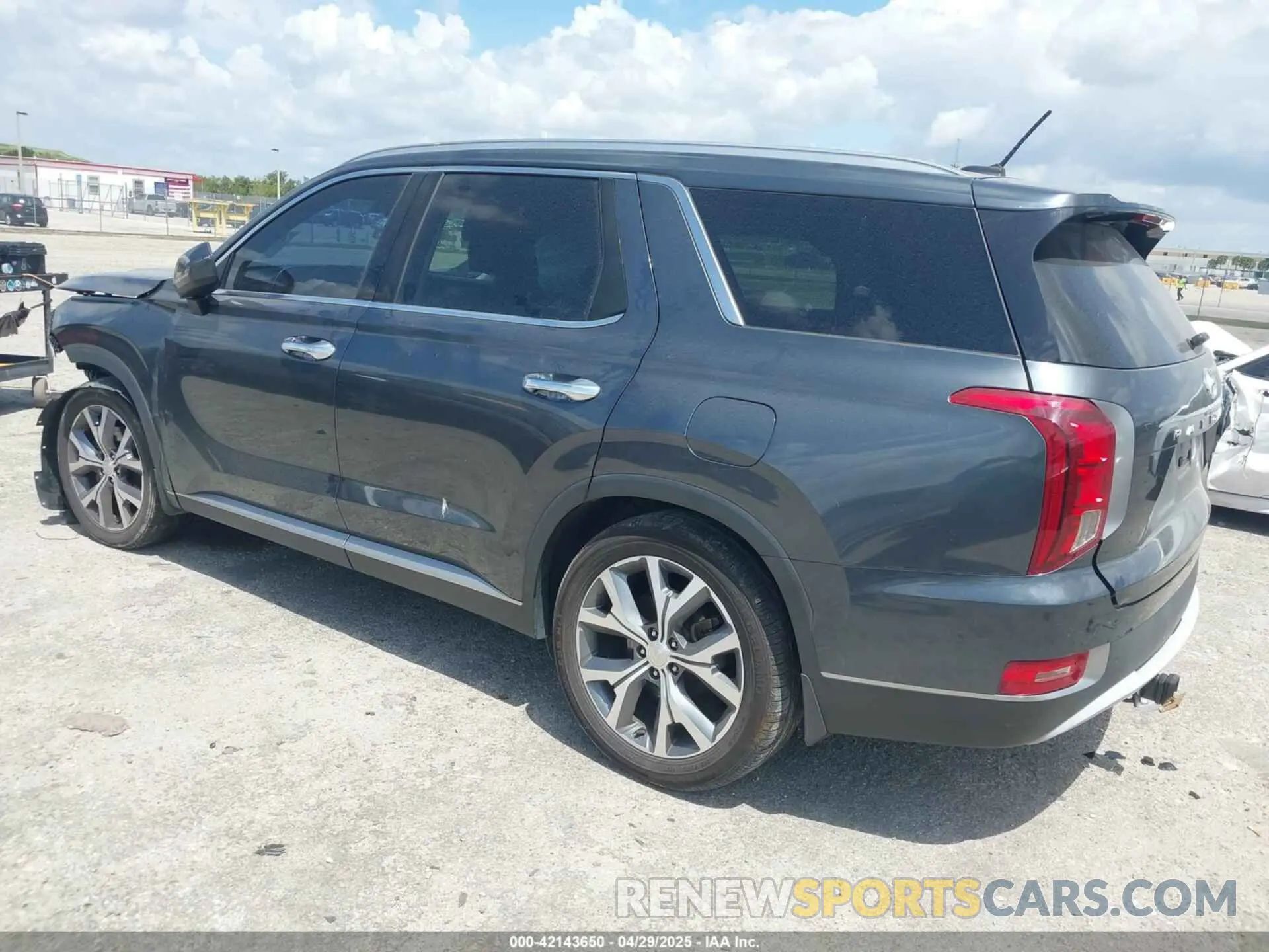 3 Photograph of a damaged car KM8R34HE4LU102240 HYUNDAI PALISADE 2020