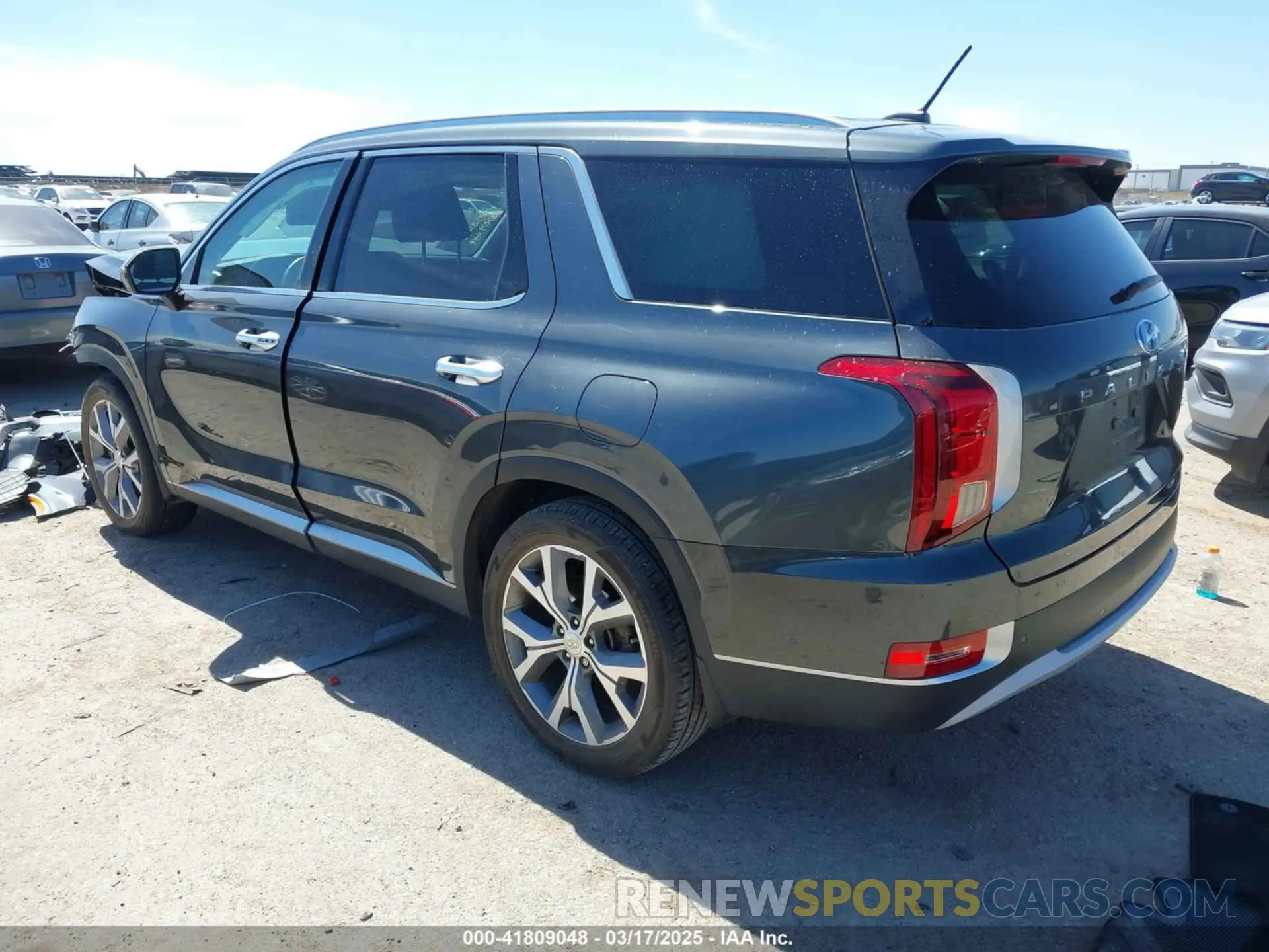 3 Photograph of a damaged car KM8R34HE7LU091654 HYUNDAI PALISADE 2020
