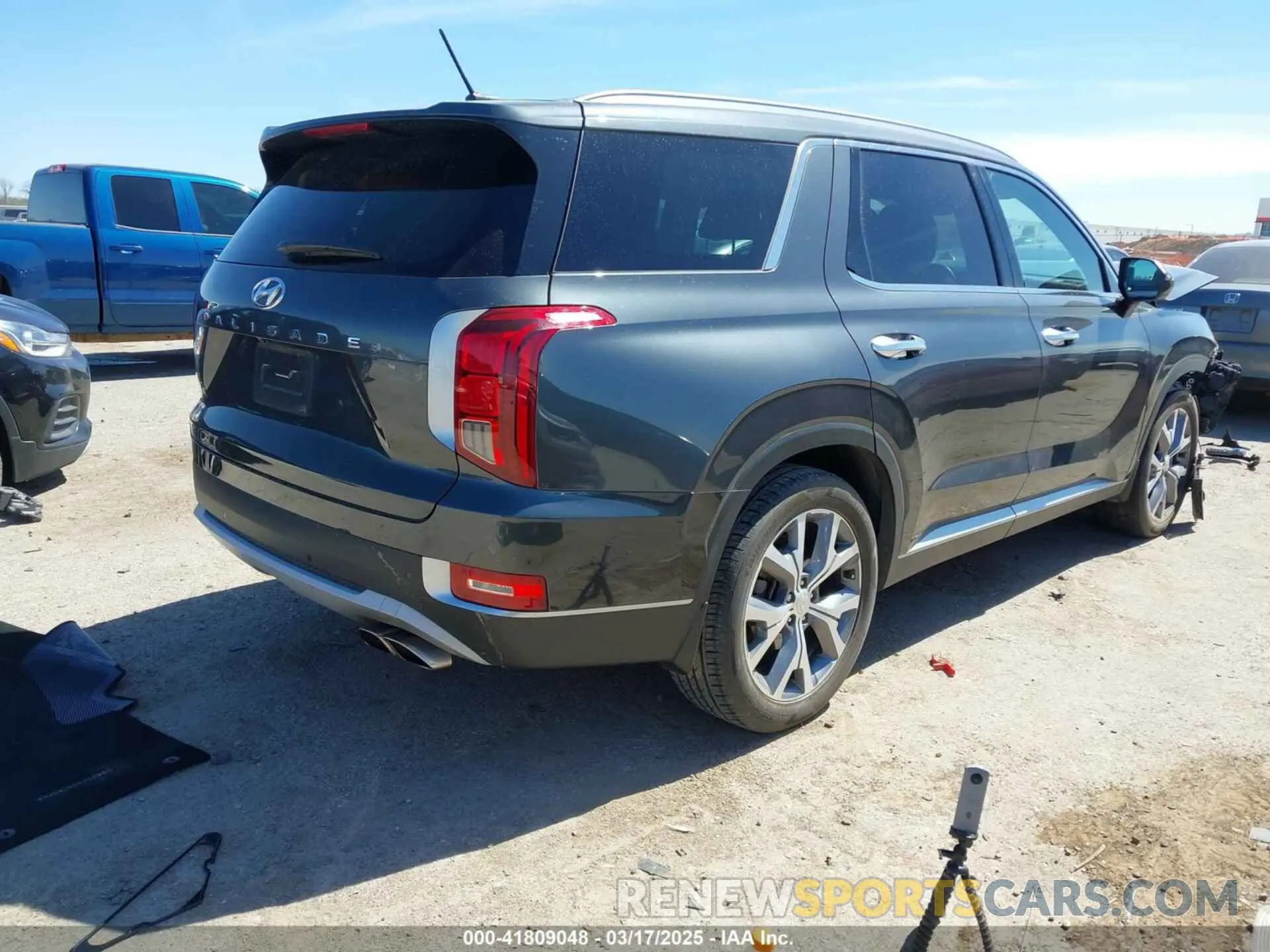 4 Photograph of a damaged car KM8R34HE7LU091654 HYUNDAI PALISADE 2020