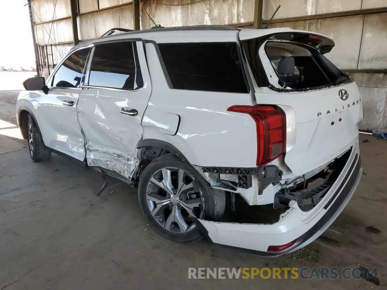 2 Photograph of a damaged car KM8R34HEXLU062049 HYUNDAI PALISADE 2020