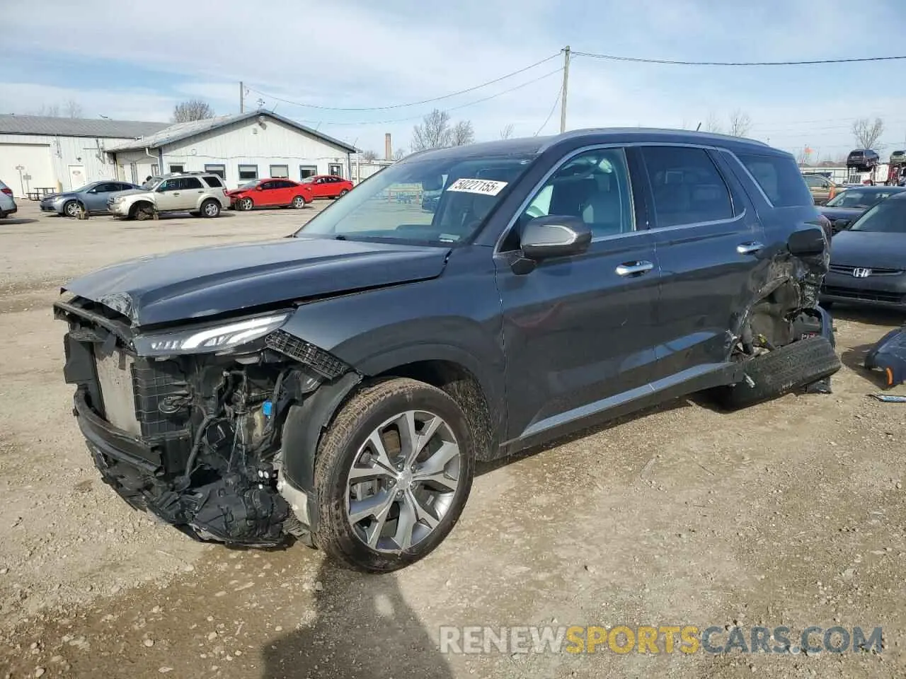 1 Photograph of a damaged car KM8R3DHE5LU144495 HYUNDAI PALISADE 2020