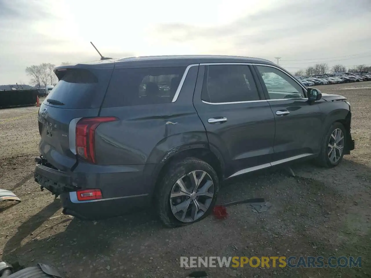 3 Photograph of a damaged car KM8R3DHE5LU144495 HYUNDAI PALISADE 2020