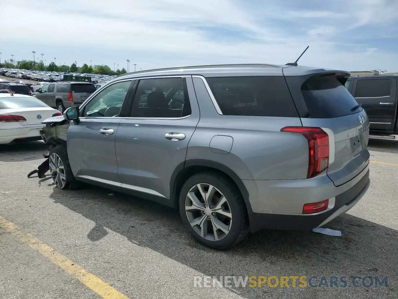 2 Photograph of a damaged car KM8R3DHE7LU045760 HYUNDAI PALISADE 2020
