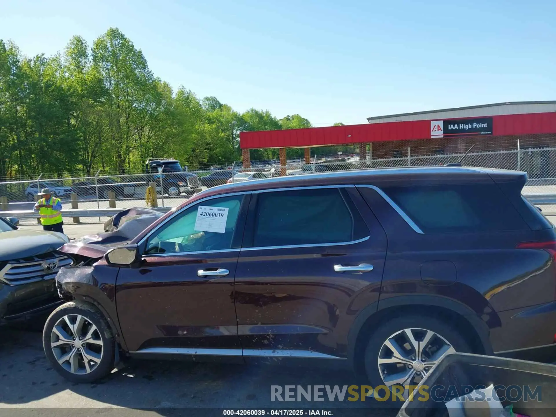 14 Photograph of a damaged car KM8R3DHE7LU084347 HYUNDAI PALISADE 2020