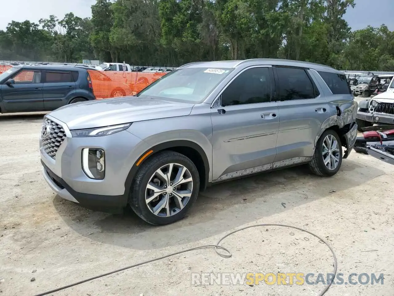 1 Photograph of a damaged car KM8R44HE0LU031535 HYUNDAI PALISADE 2020