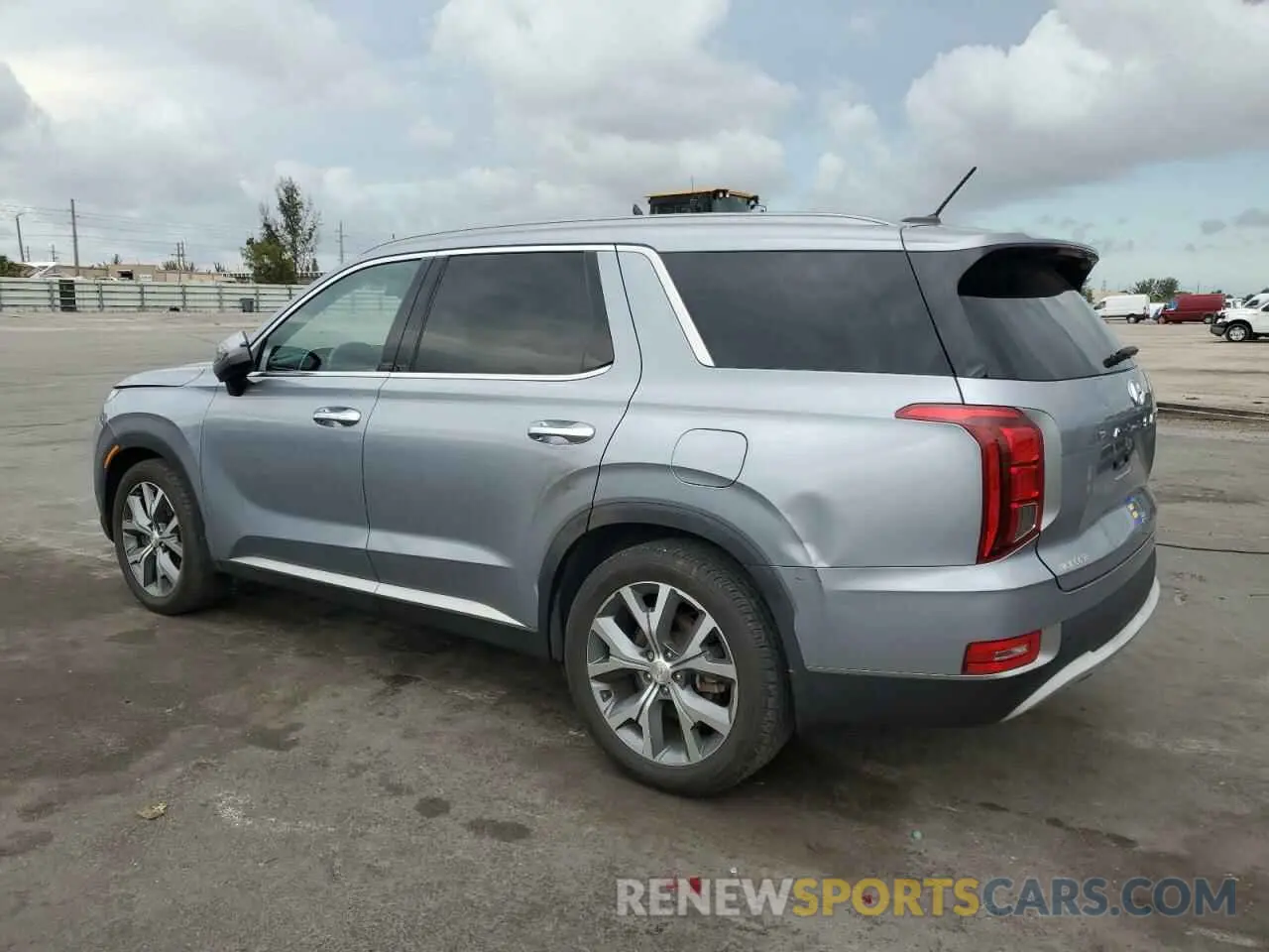 2 Photograph of a damaged car KM8R44HE2LU059286 HYUNDAI PALISADE 2020