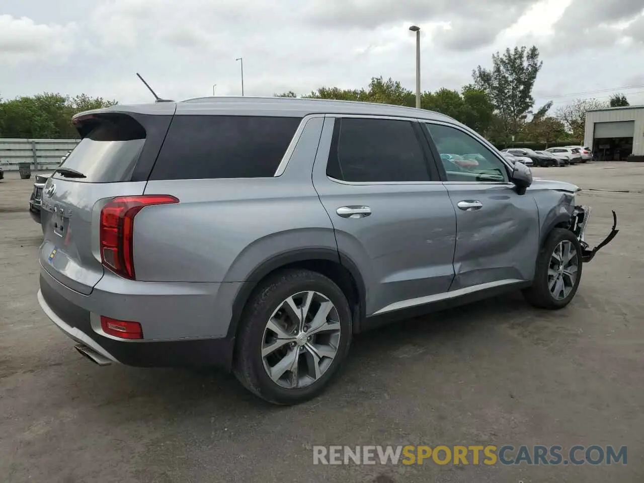 3 Photograph of a damaged car KM8R44HE2LU059286 HYUNDAI PALISADE 2020