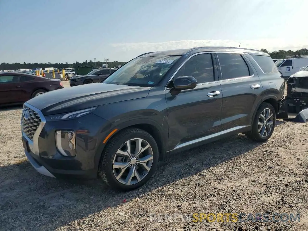 1 Photograph of a damaged car KM8R44HE5LU029389 HYUNDAI PALISADE 2020