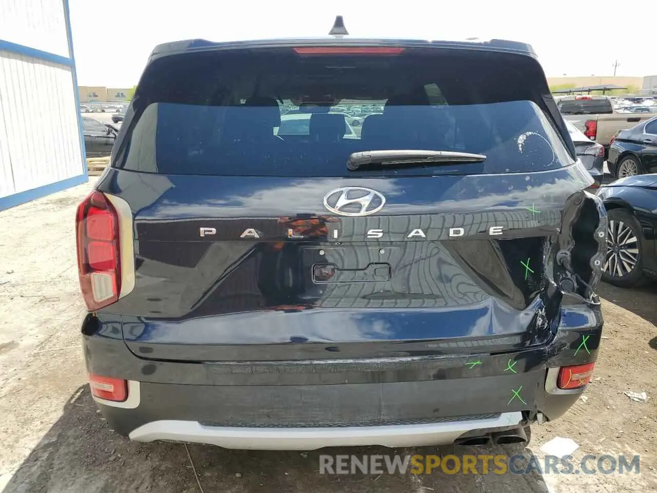 6 Photograph of a damaged car KM8R44HE7LU102343 HYUNDAI PALISADE 2020