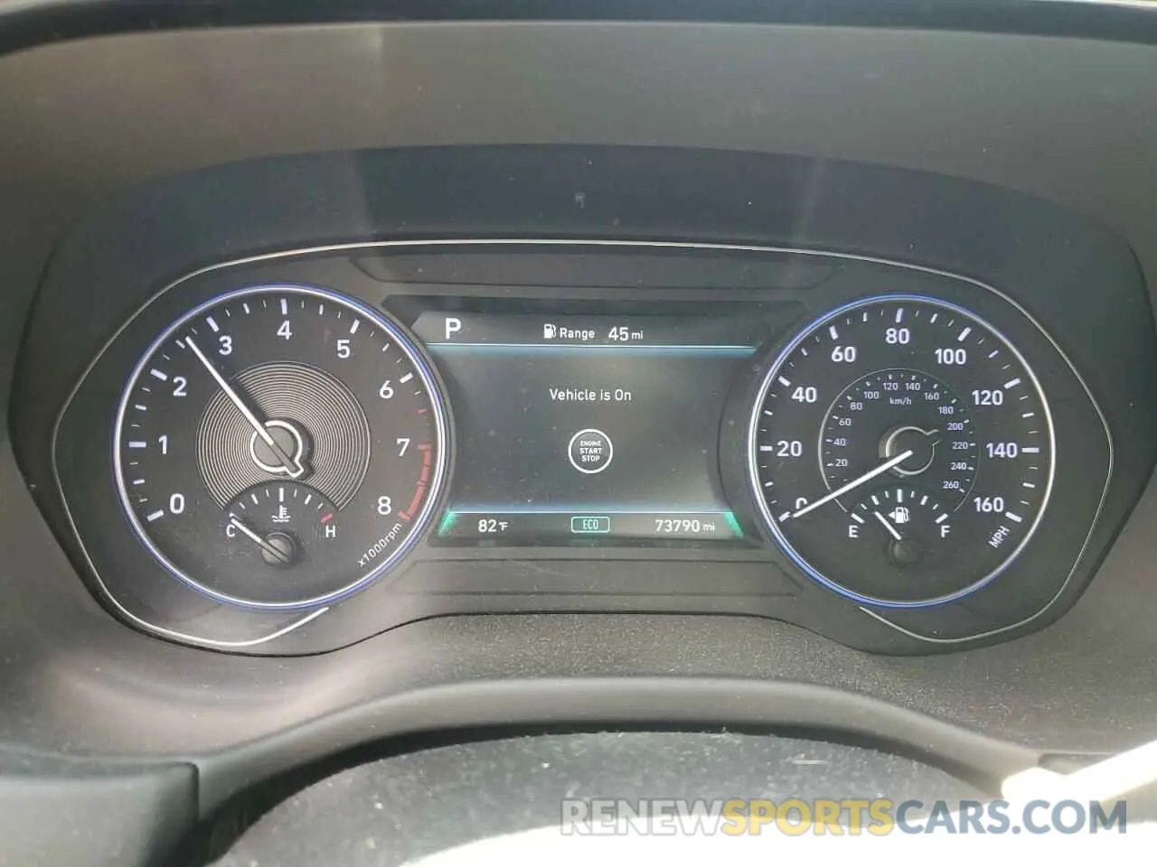 9 Photograph of a damaged car KM8R44HE7LU102343 HYUNDAI PALISADE 2020