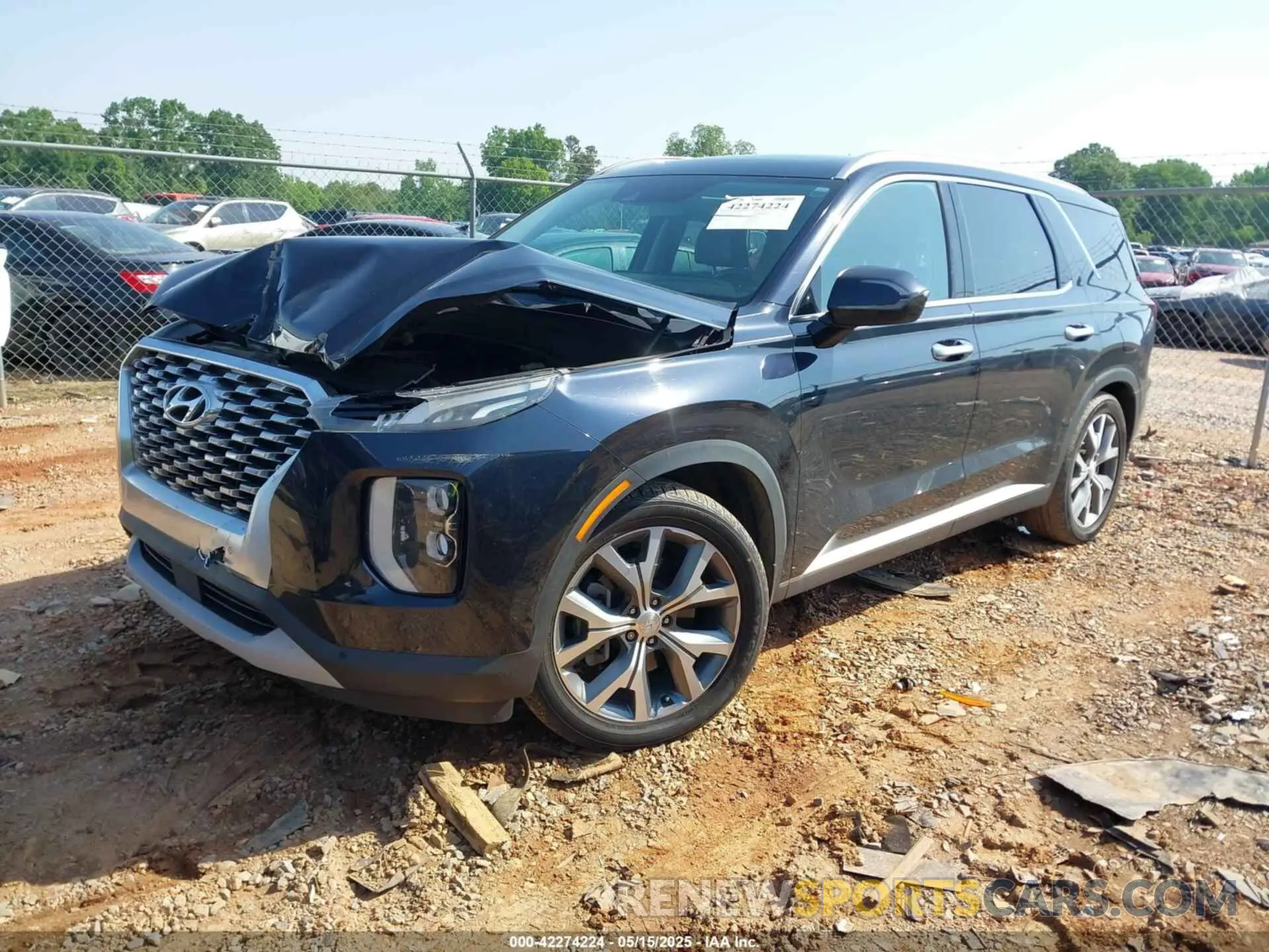 2 Photograph of a damaged car KM8R44HE9LU114932 HYUNDAI PALISADE 2020