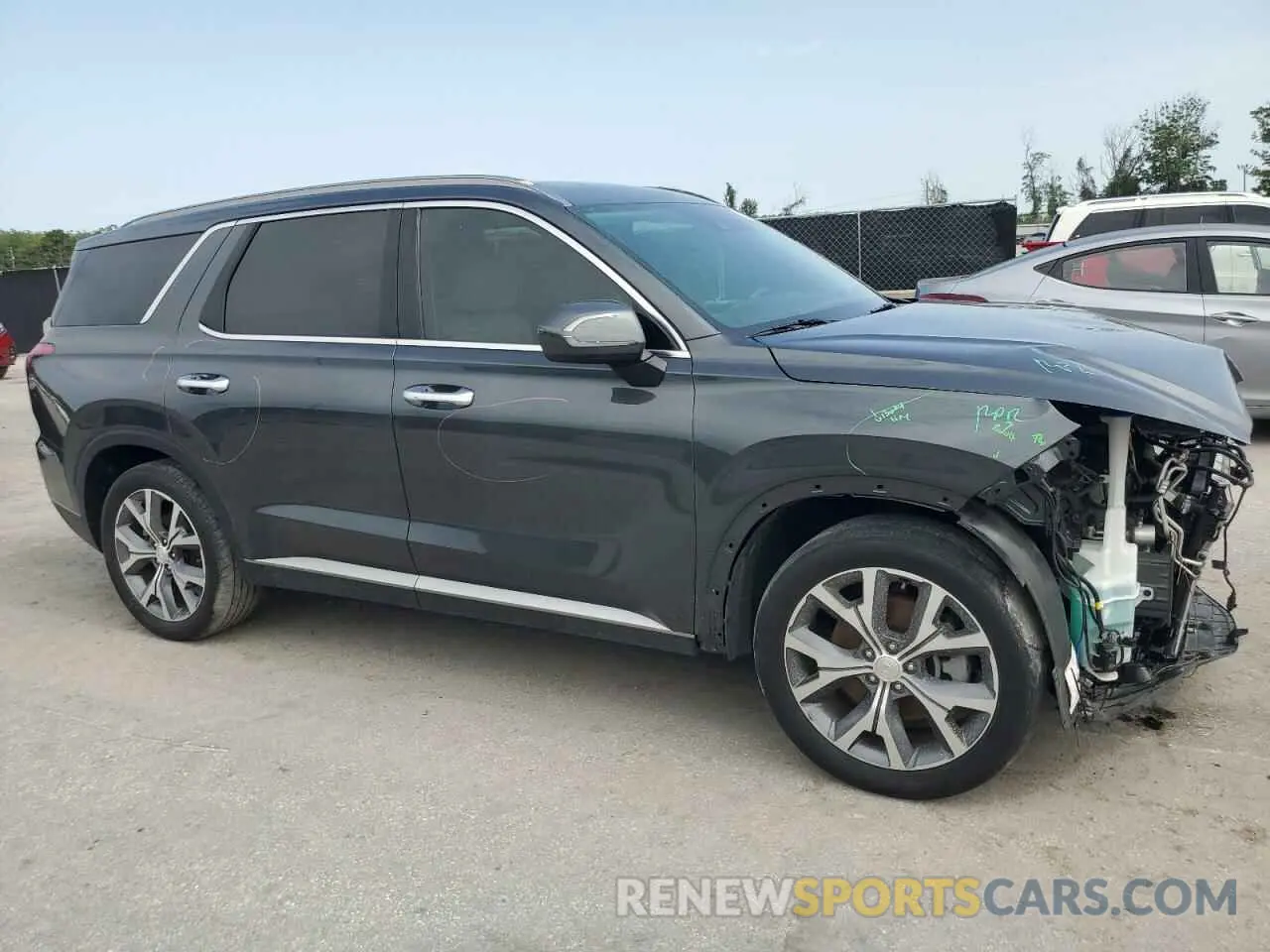 4 Photograph of a damaged car KM8R44HEXLU038332 HYUNDAI PALISADE 2020
