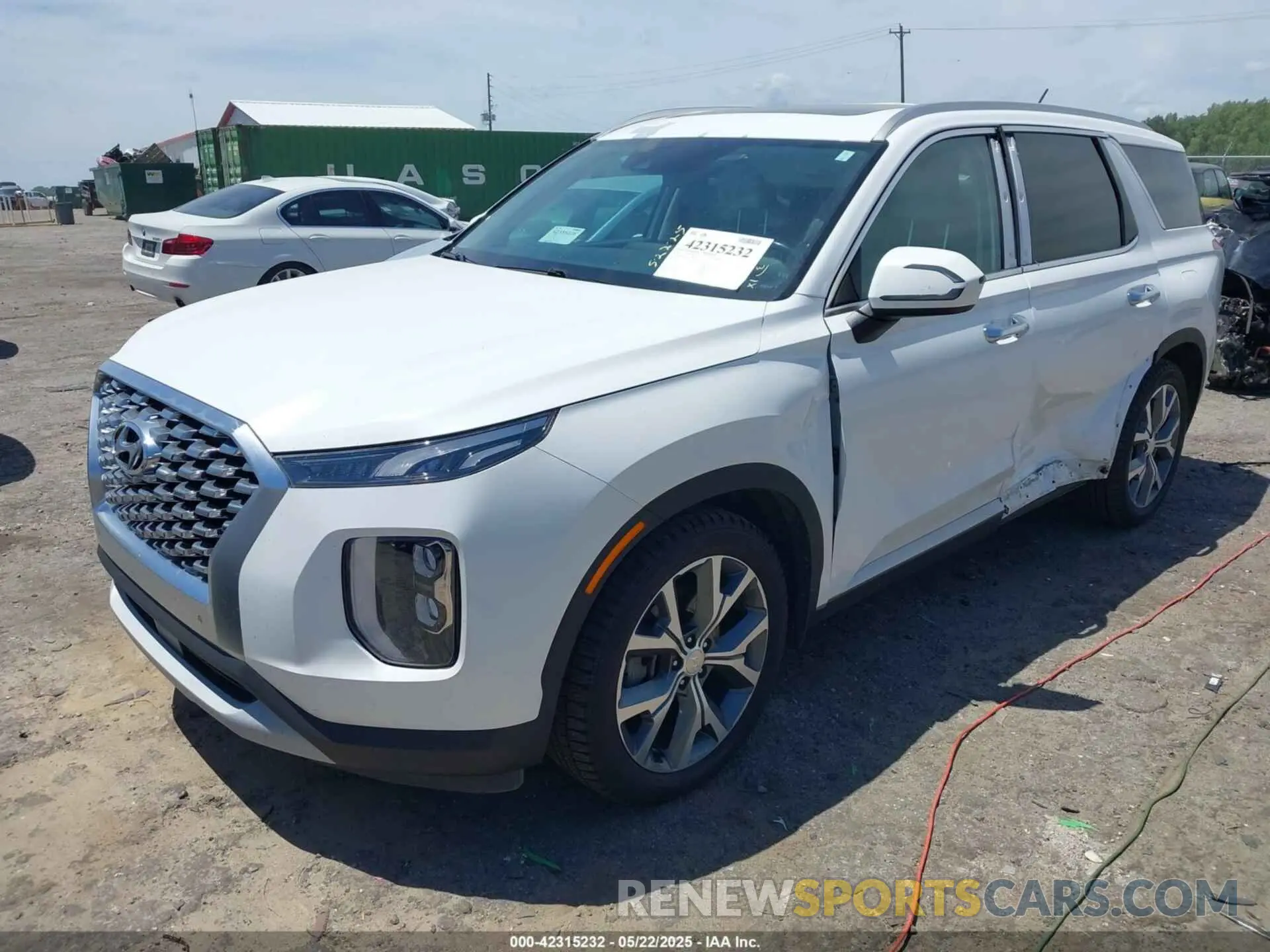 2 Photograph of a damaged car KM8R44HEXLU150418 HYUNDAI PALISADE 2020