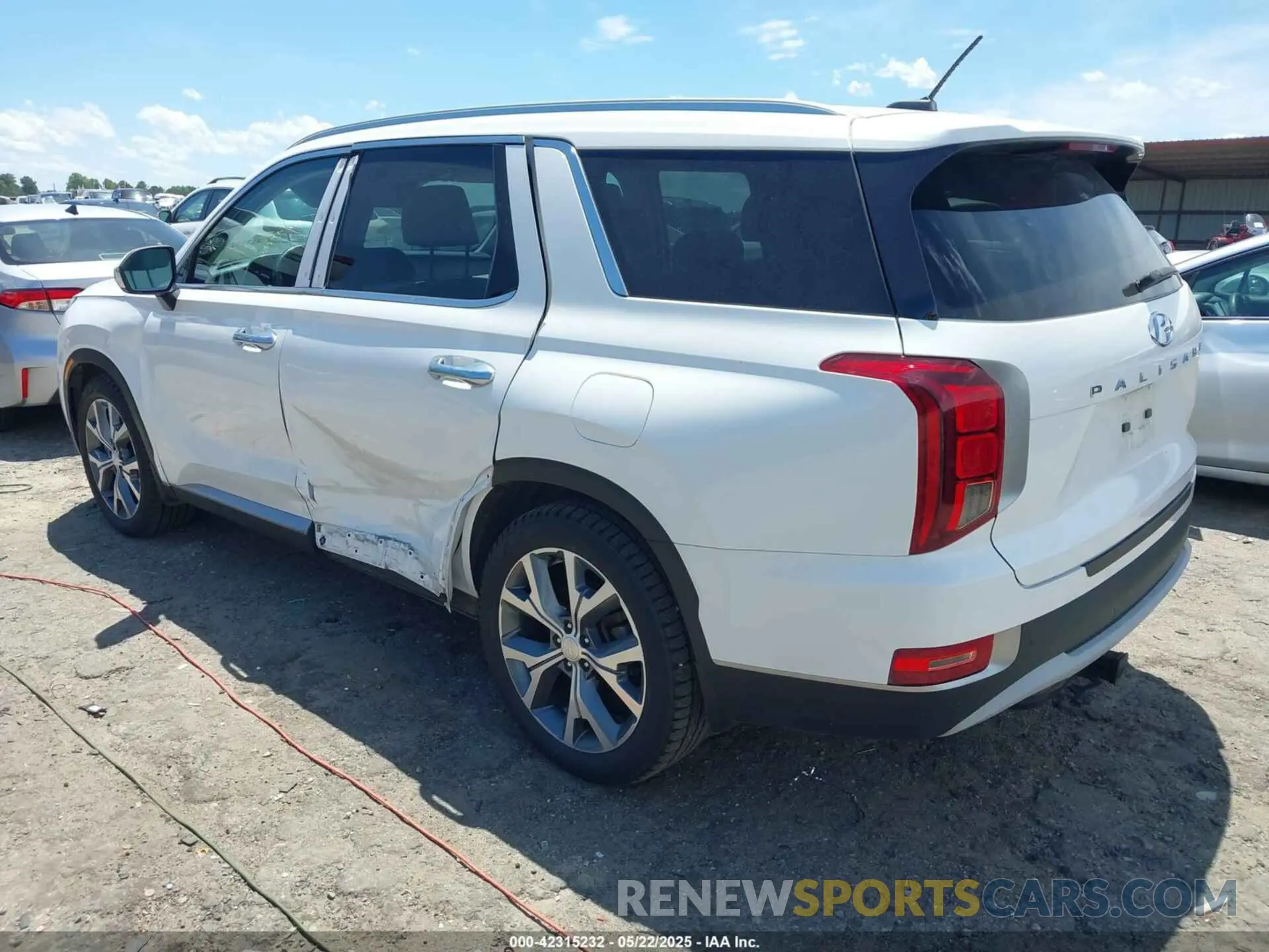 3 Photograph of a damaged car KM8R44HEXLU150418 HYUNDAI PALISADE 2020
