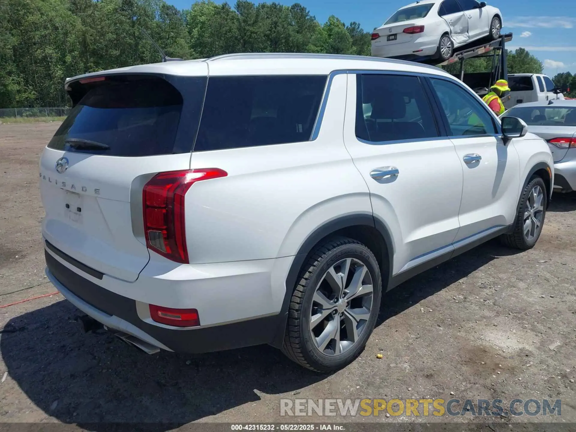4 Photograph of a damaged car KM8R44HEXLU150418 HYUNDAI PALISADE 2020