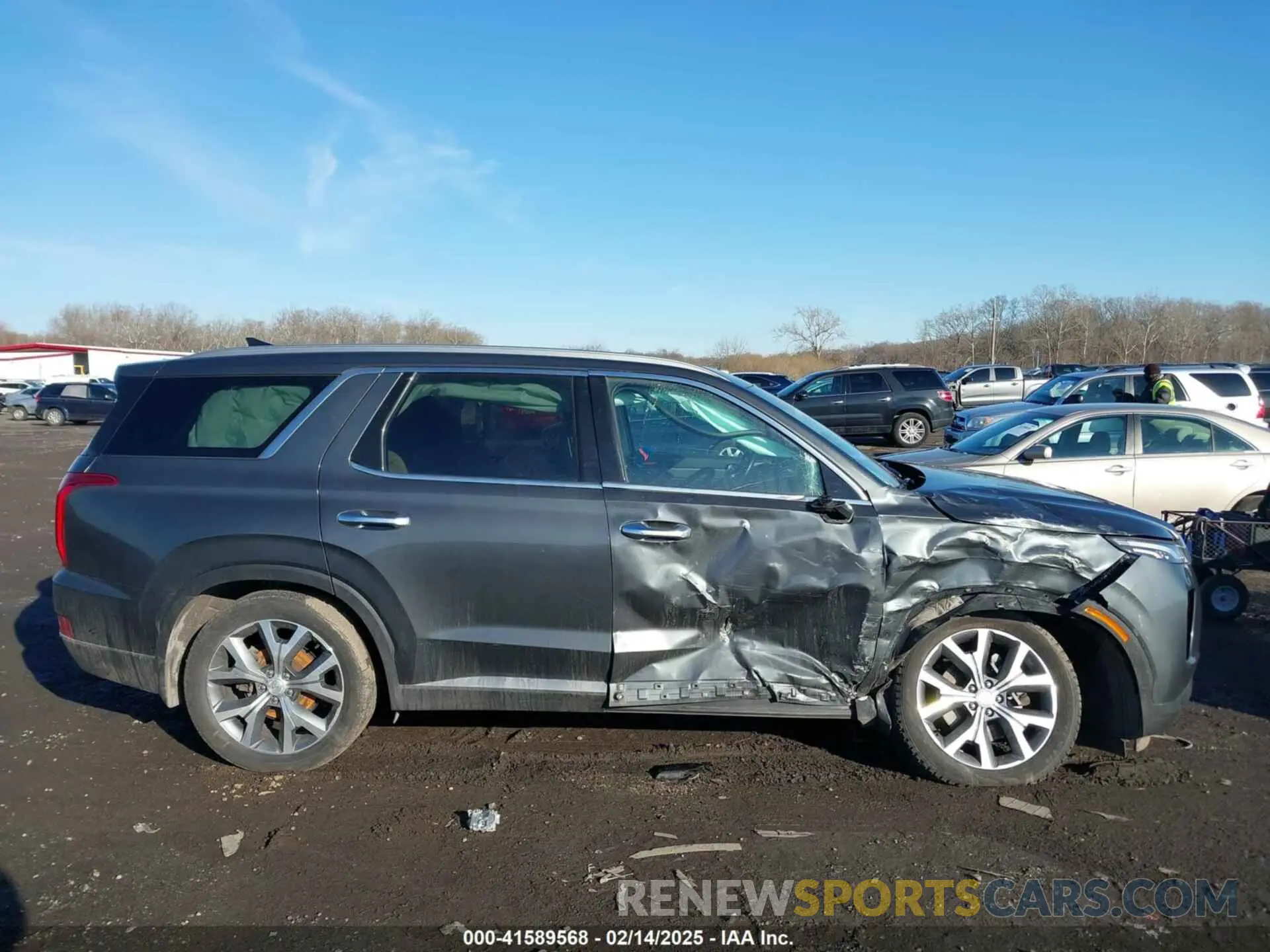13 Photograph of a damaged car KM8R4DHE0LU029784 HYUNDAI PALISADE 2020