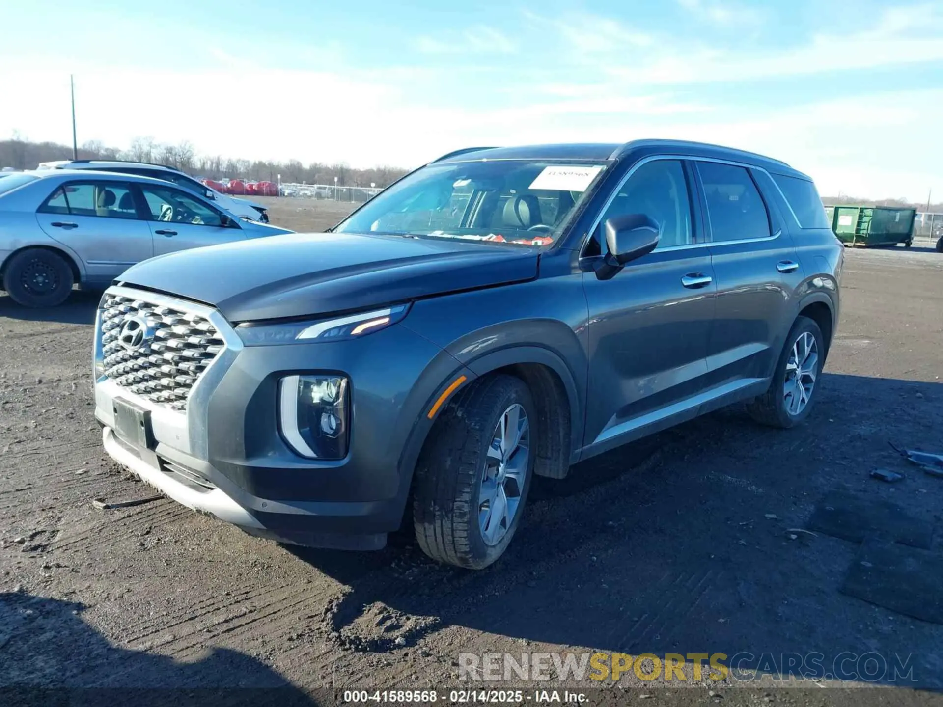 2 Photograph of a damaged car KM8R4DHE0LU029784 HYUNDAI PALISADE 2020