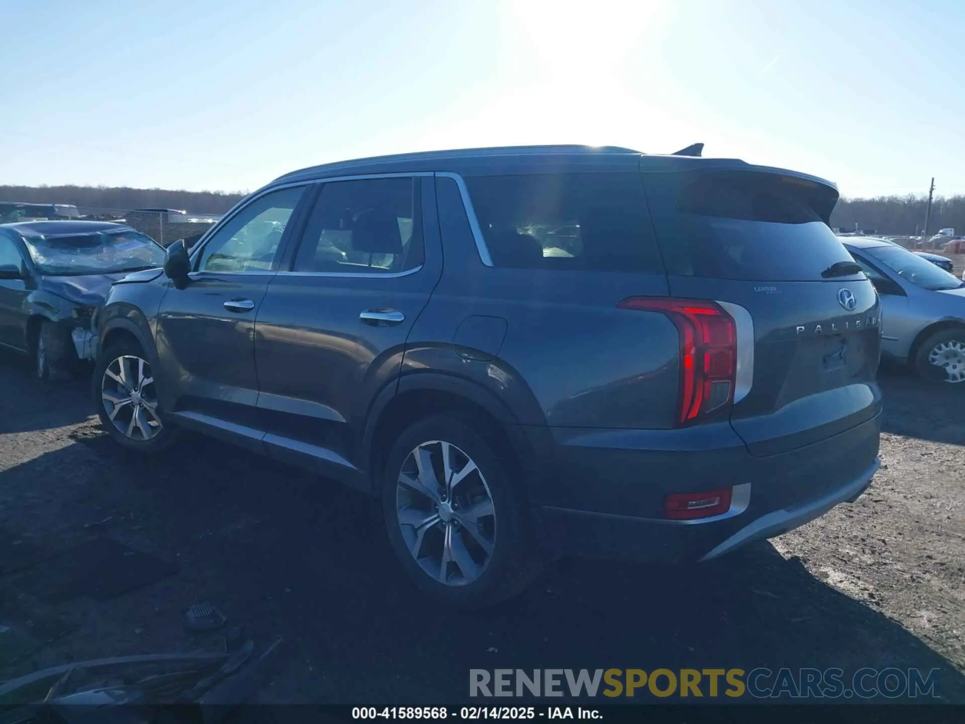 3 Photograph of a damaged car KM8R4DHE0LU029784 HYUNDAI PALISADE 2020