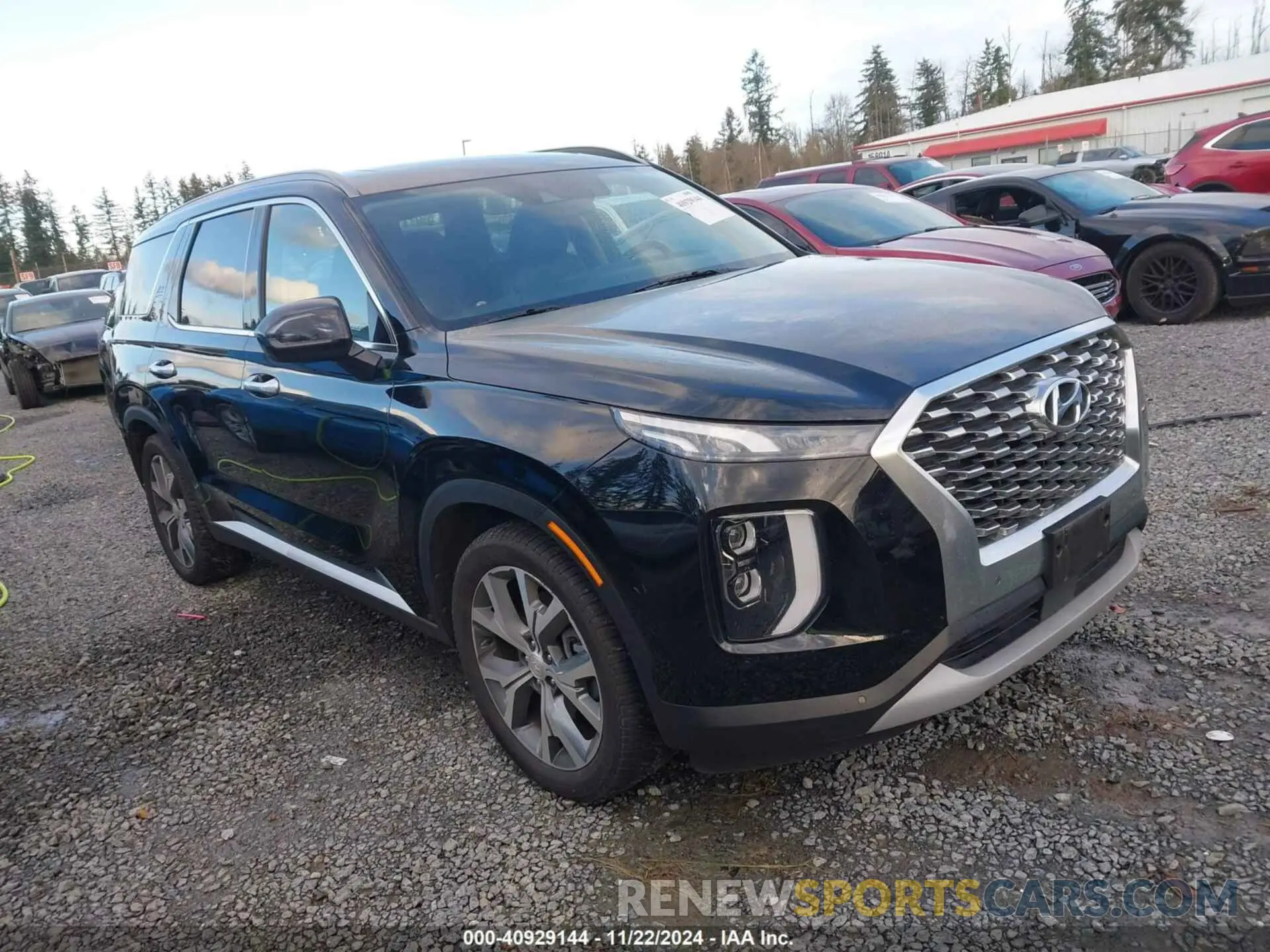 1 Photograph of a damaged car KM8R4DHE0LU037996 HYUNDAI PALISADE 2020