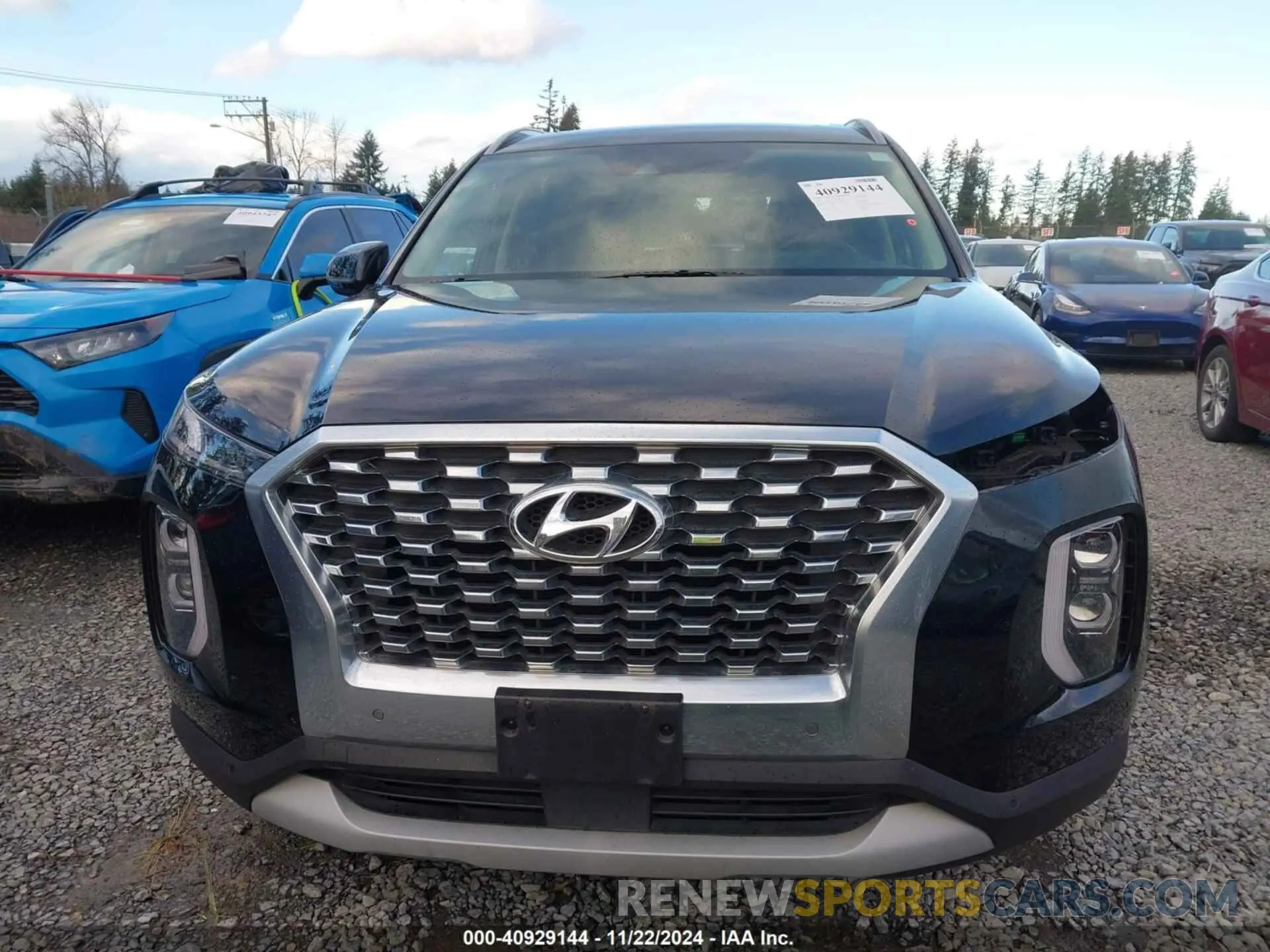 13 Photograph of a damaged car KM8R4DHE0LU037996 HYUNDAI PALISADE 2020