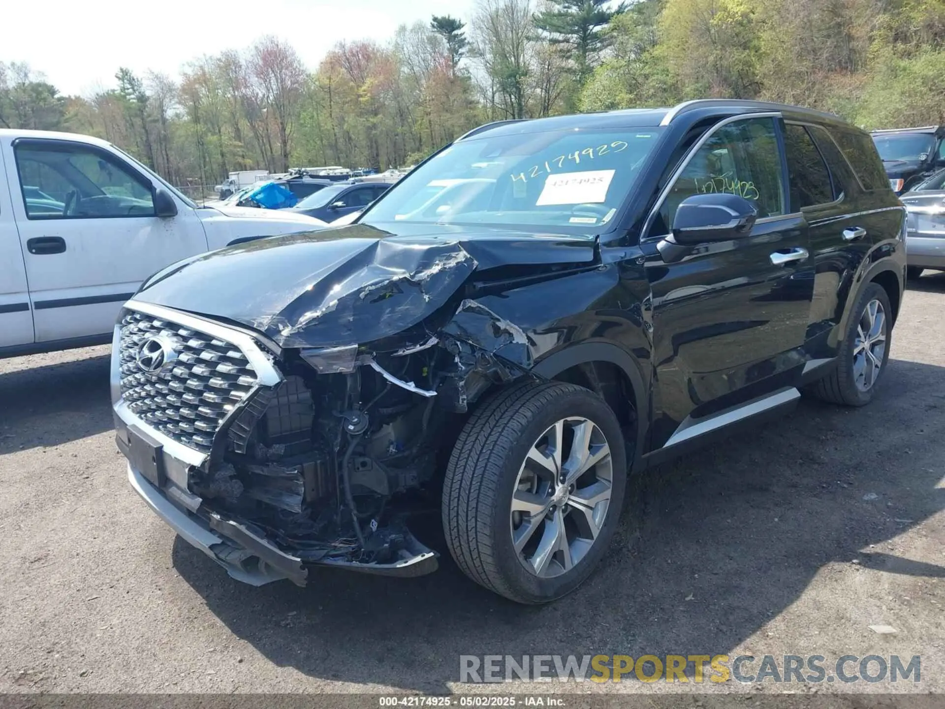 2 Photograph of a damaged car KM8R4DHE0LU168653 HYUNDAI PALISADE 2020