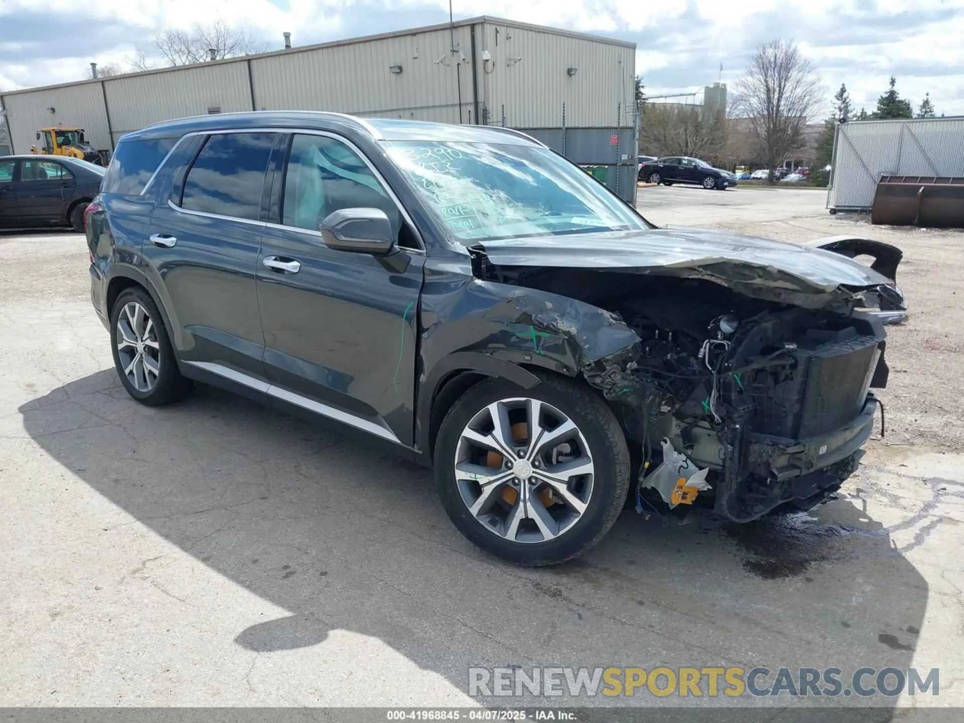 1 Photograph of a damaged car KM8R4DHE3LU085637 HYUNDAI PALISADE 2020
