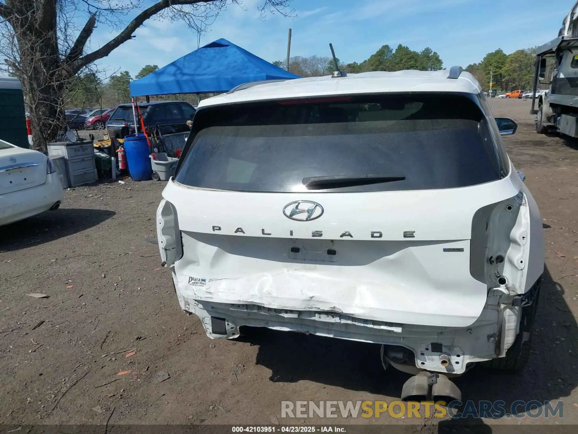 16 Photograph of a damaged car KM8R4DHE5LU066006 HYUNDAI PALISADE 2020