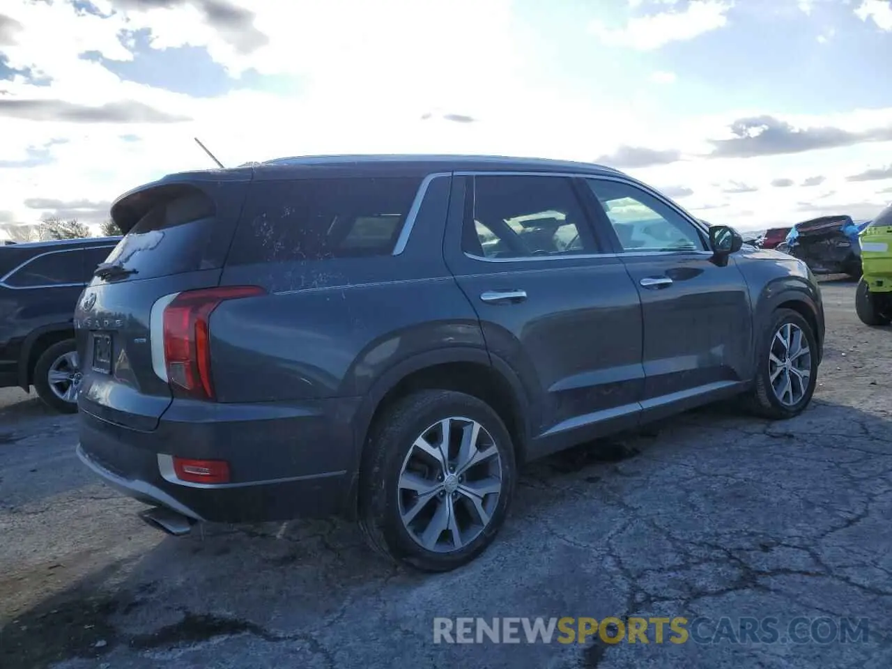 3 Photograph of a damaged car KM8R4DHE5LU137933 HYUNDAI PALISADE 2020