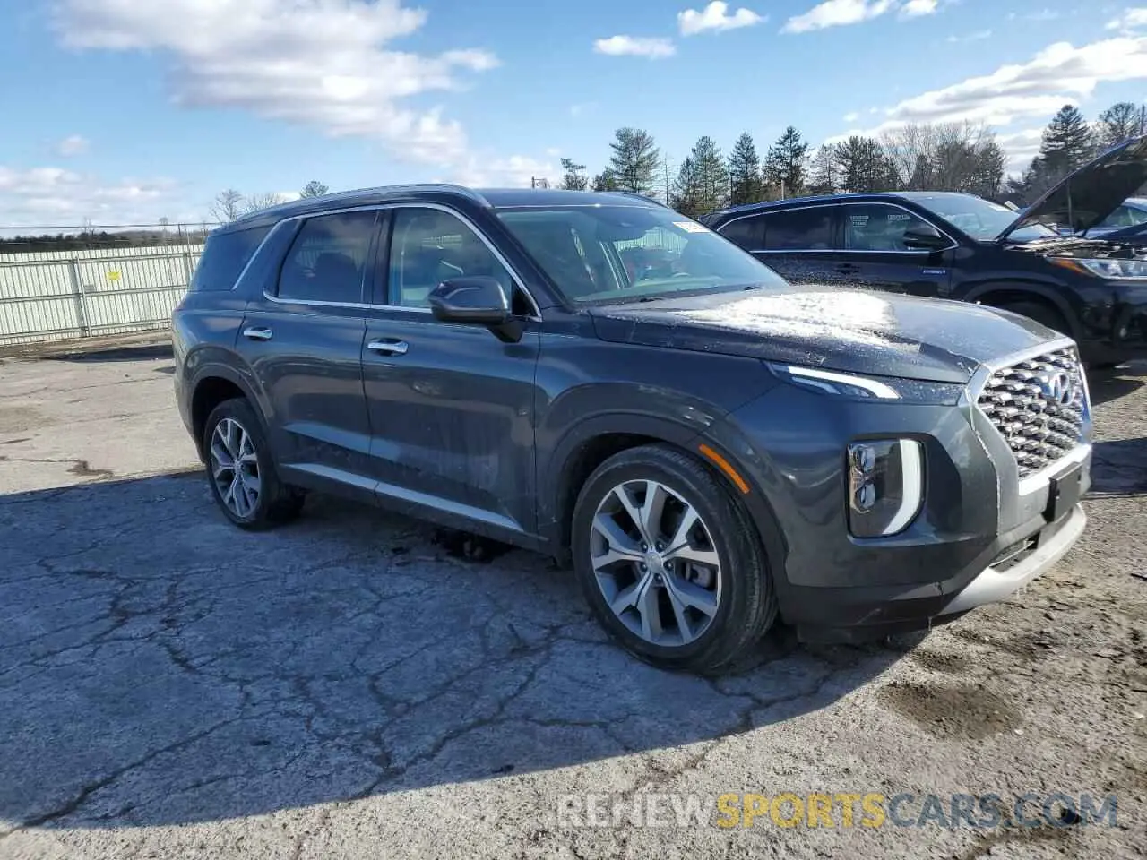4 Photograph of a damaged car KM8R4DHE5LU137933 HYUNDAI PALISADE 2020