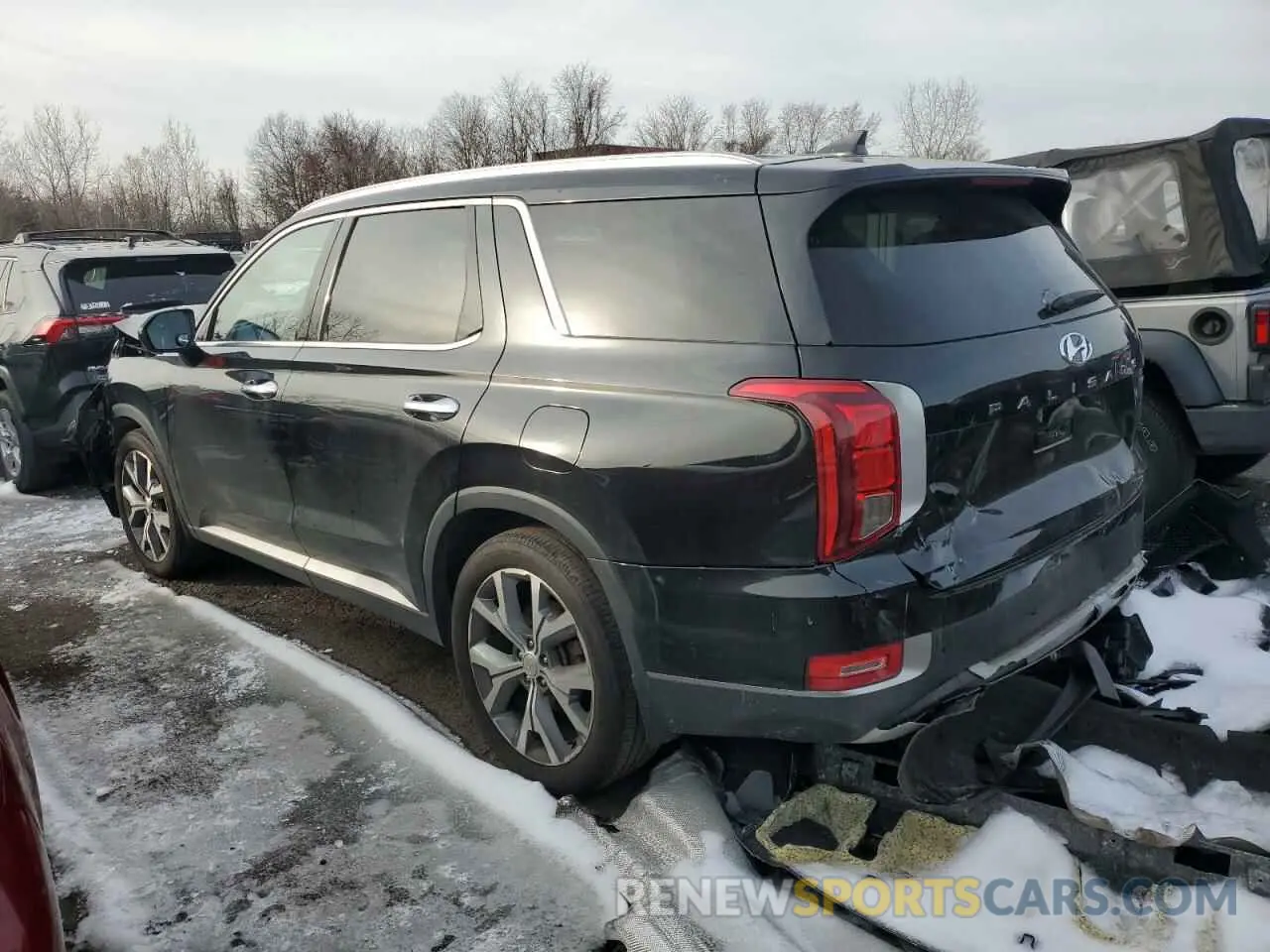 2 Photograph of a damaged car KM8R4DHE9LU077736 HYUNDAI PALISADE 2020