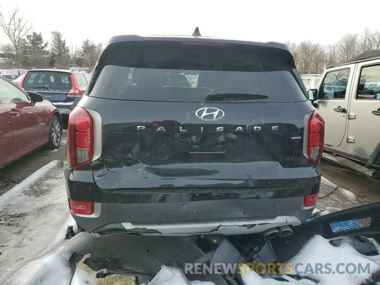 6 Photograph of a damaged car KM8R4DHE9LU077736 HYUNDAI PALISADE 2020