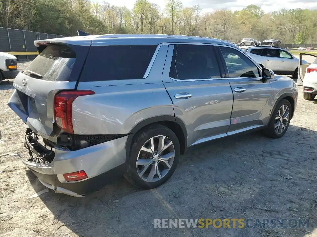 3 Photograph of a damaged car KM8R4DHE9LU109343 HYUNDAI PALISADE 2020