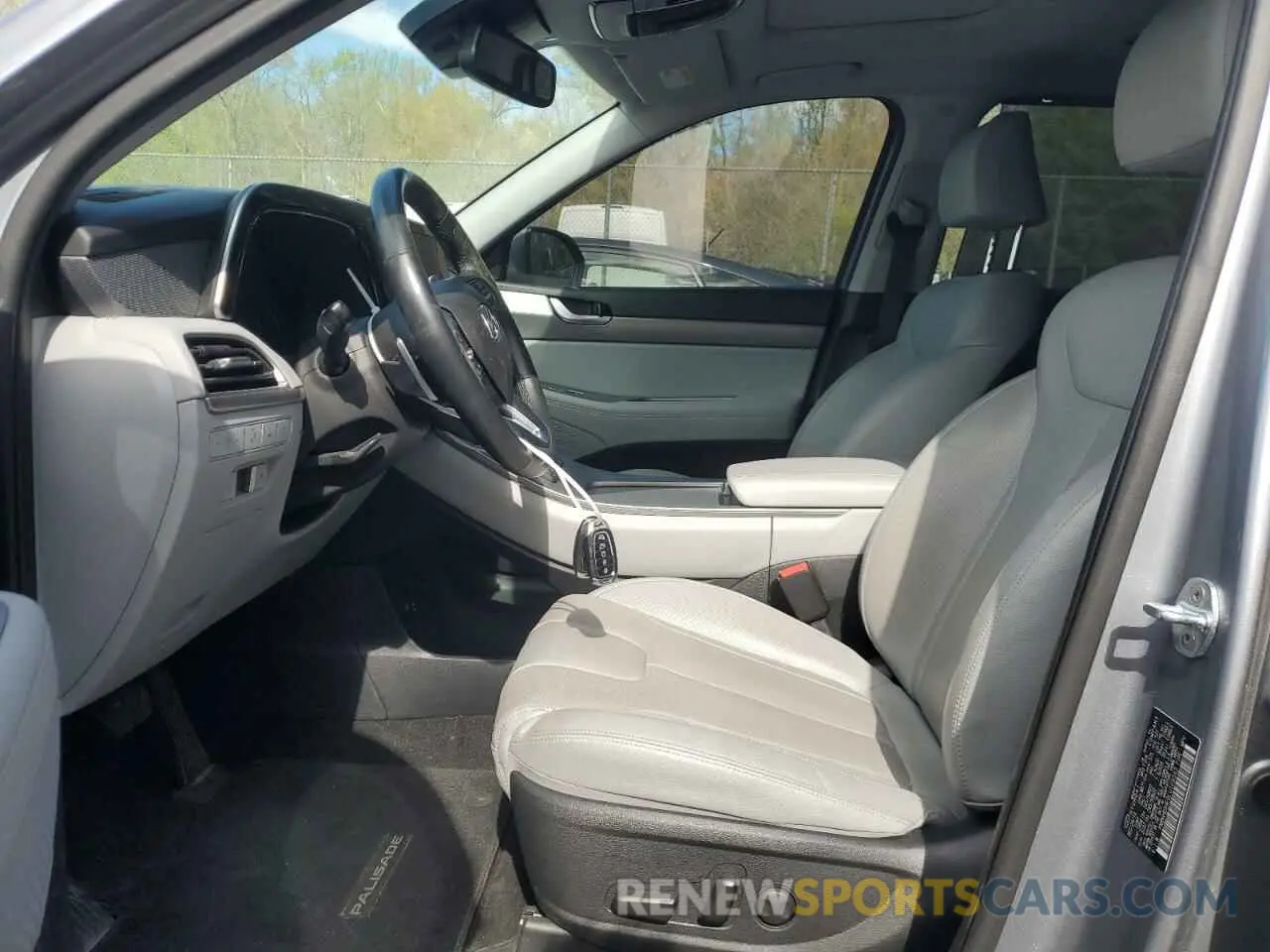 7 Photograph of a damaged car KM8R4DHE9LU109343 HYUNDAI PALISADE 2020