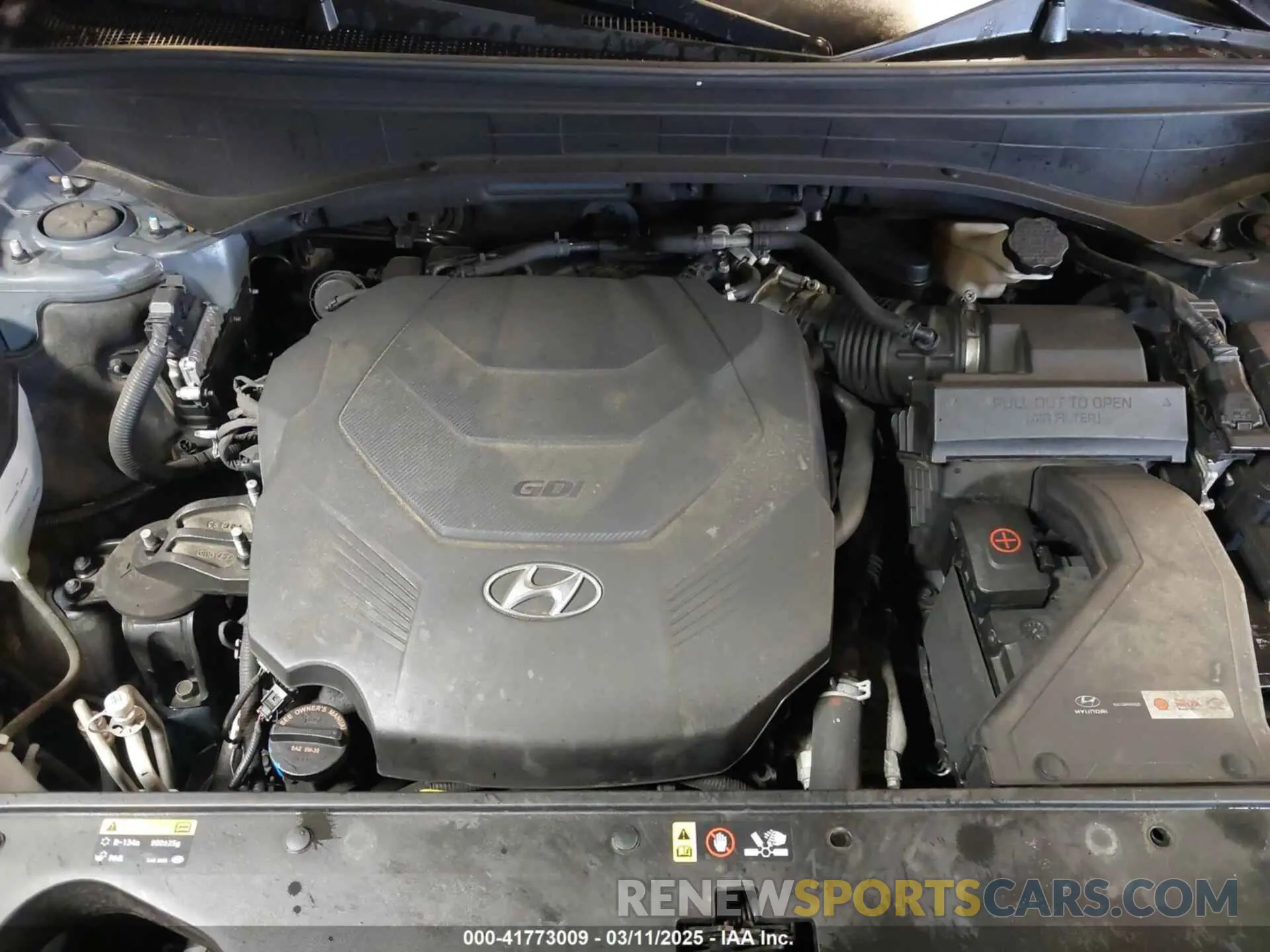 10 Photograph of a damaged car KM8R4DHEXLU078992 HYUNDAI PALISADE 2020
