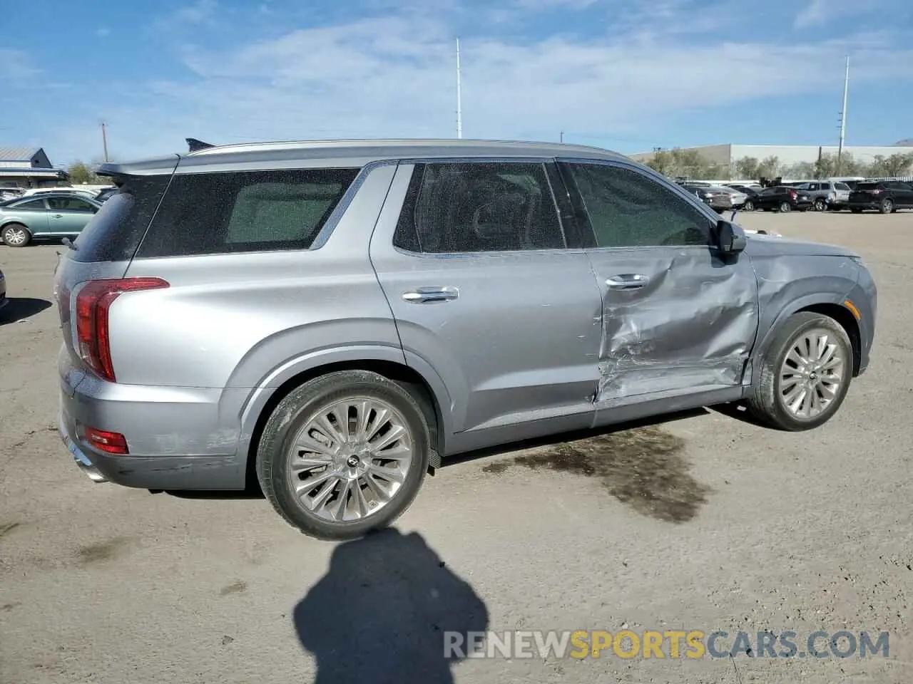 3 Photograph of a damaged car KM8R54HE0LU039809 HYUNDAI PALISADE 2020