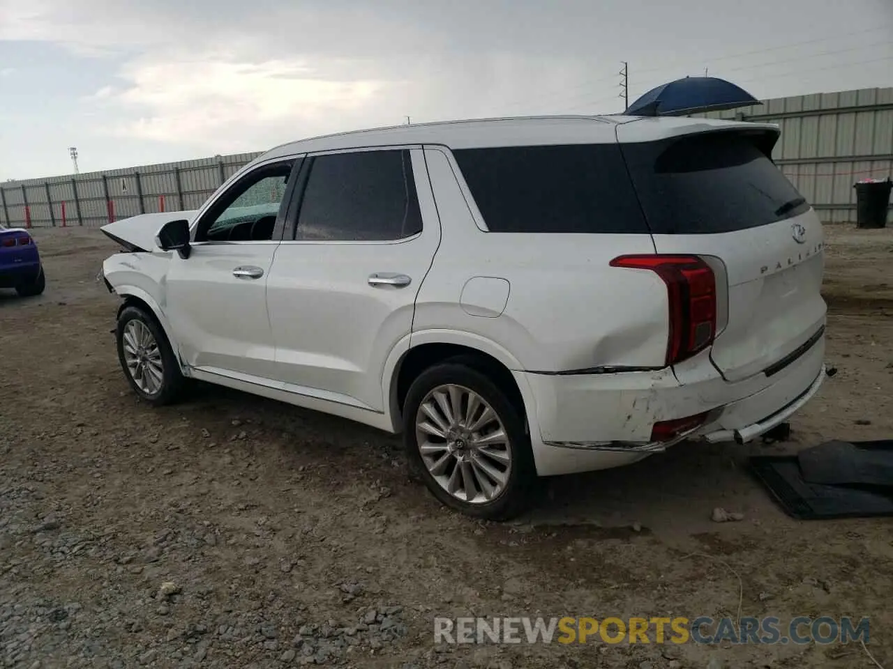 2 Photograph of a damaged car KM8R54HE0LU109485 HYUNDAI PALISADE 2020