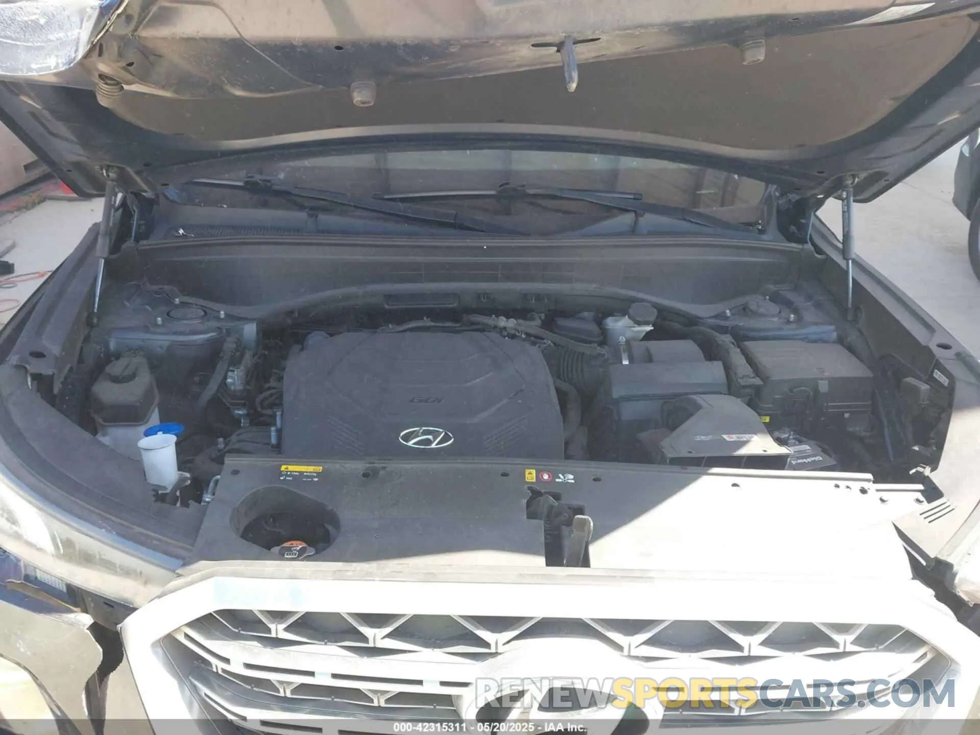 10 Photograph of a damaged car KM8R54HE1LU123198 HYUNDAI PALISADE 2020