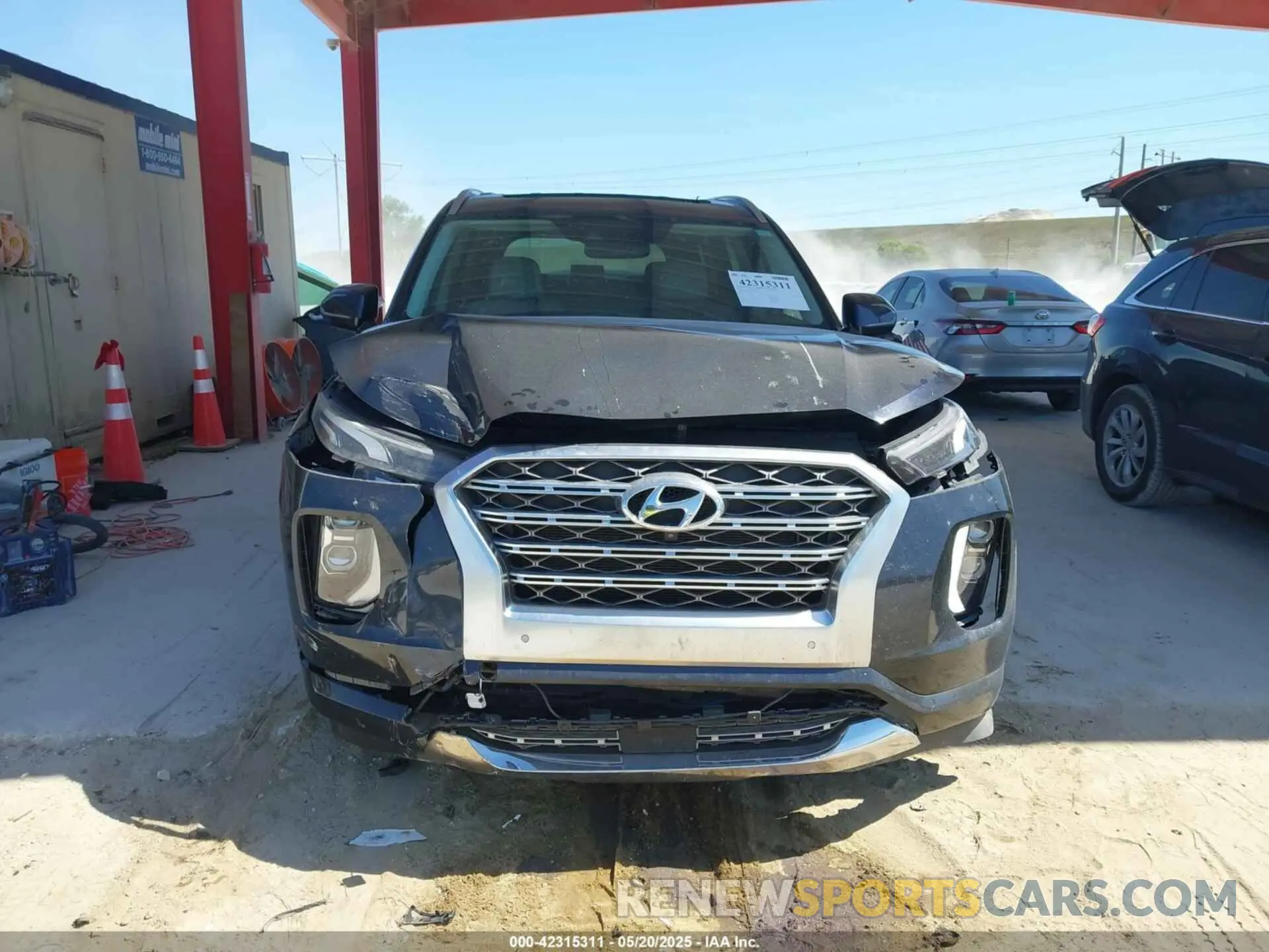 6 Photograph of a damaged car KM8R54HE1LU123198 HYUNDAI PALISADE 2020