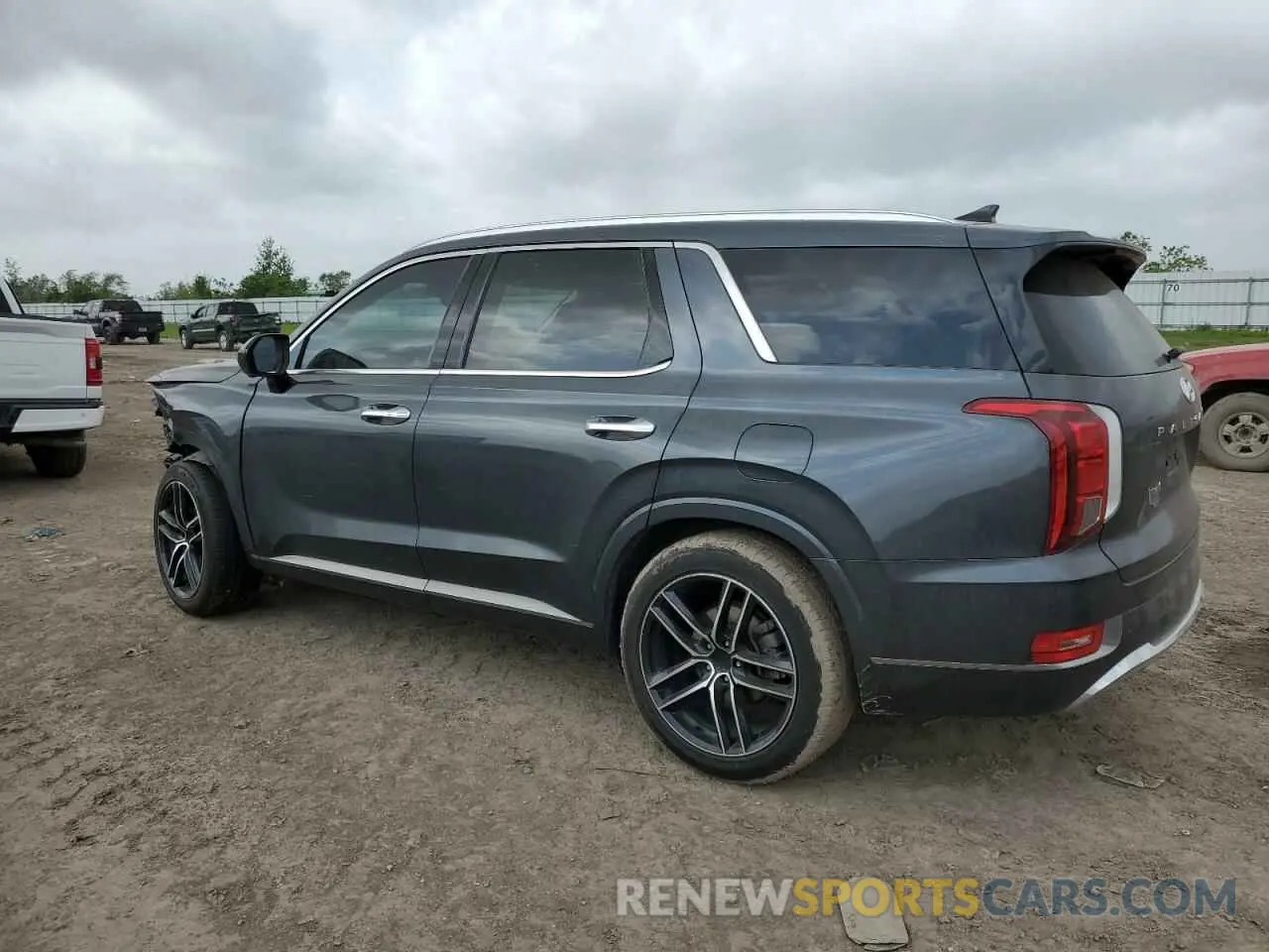 2 Photograph of a damaged car KM8R54HE3LU068849 HYUNDAI PALISADE 2020