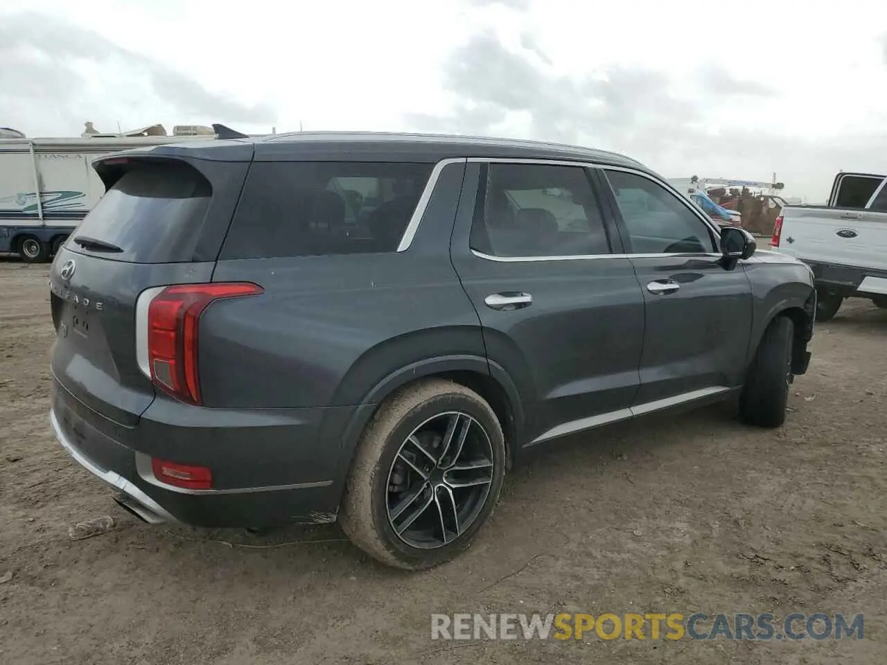 3 Photograph of a damaged car KM8R54HE3LU068849 HYUNDAI PALISADE 2020