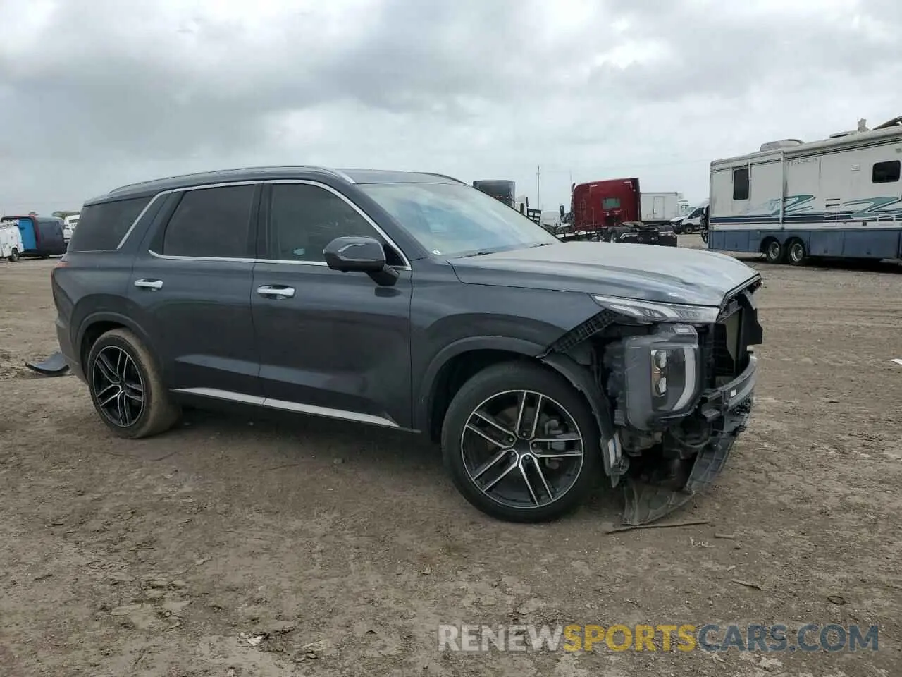 4 Photograph of a damaged car KM8R54HE3LU068849 HYUNDAI PALISADE 2020
