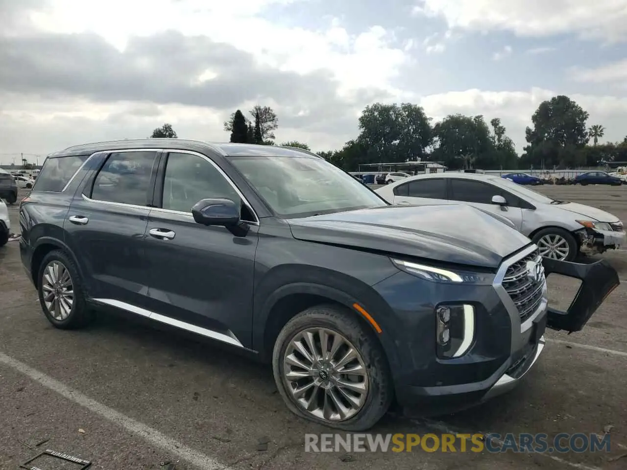 4 Photograph of a damaged car KM8R54HE3LU088633 HYUNDAI PALISADE 2020