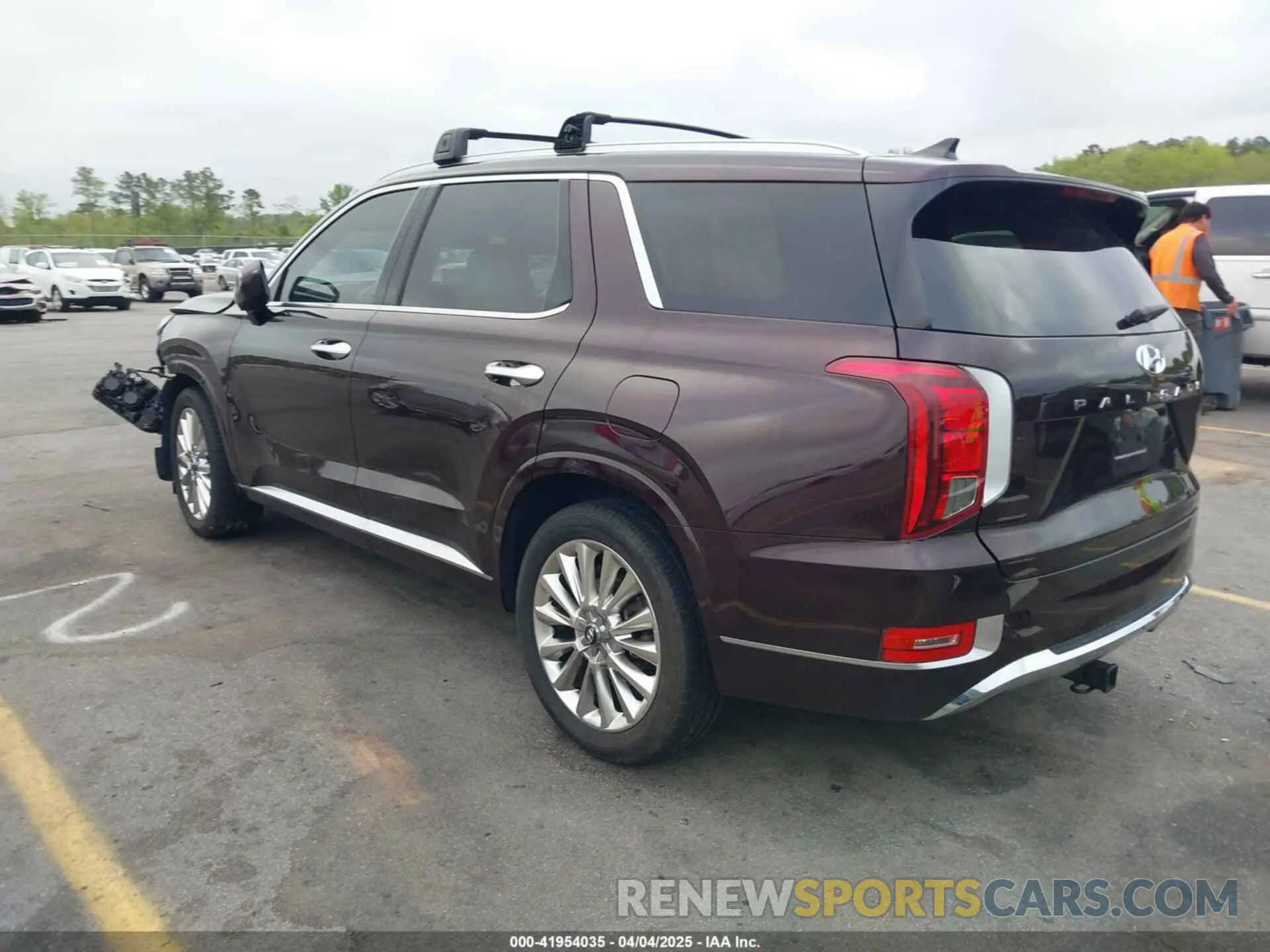 3 Photograph of a damaged car KM8R54HE3LU117449 HYUNDAI PALISADE 2020