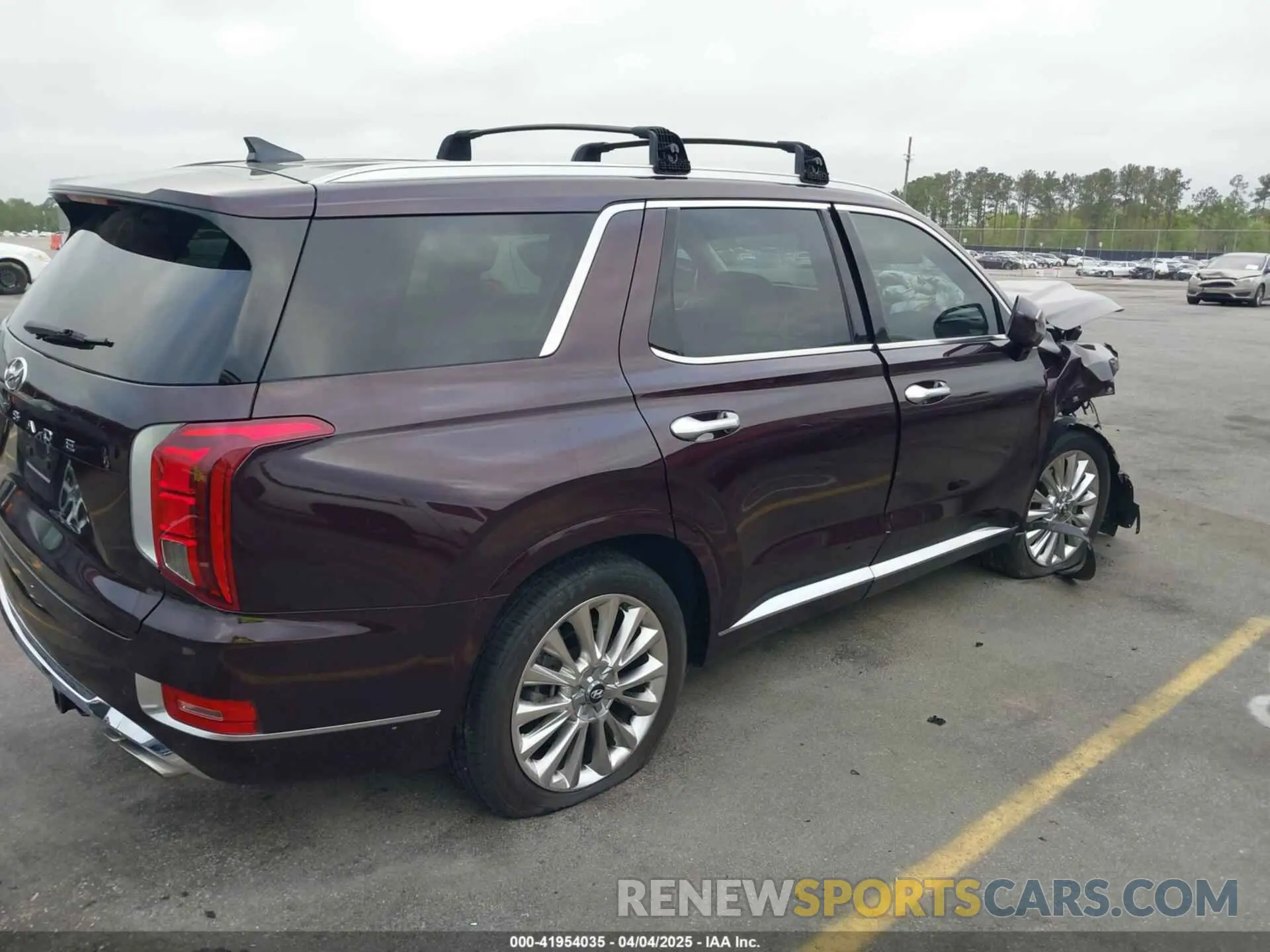 4 Photograph of a damaged car KM8R54HE3LU117449 HYUNDAI PALISADE 2020