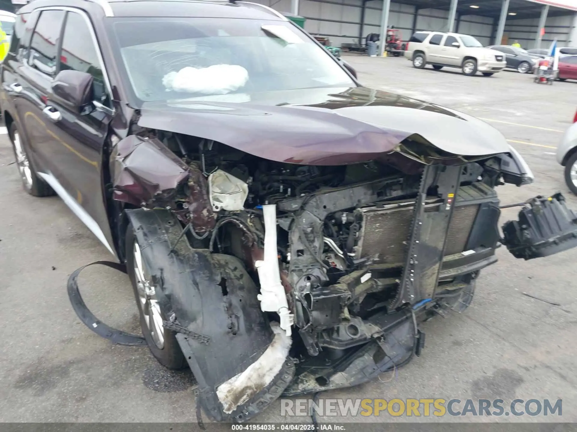 6 Photograph of a damaged car KM8R54HE3LU117449 HYUNDAI PALISADE 2020