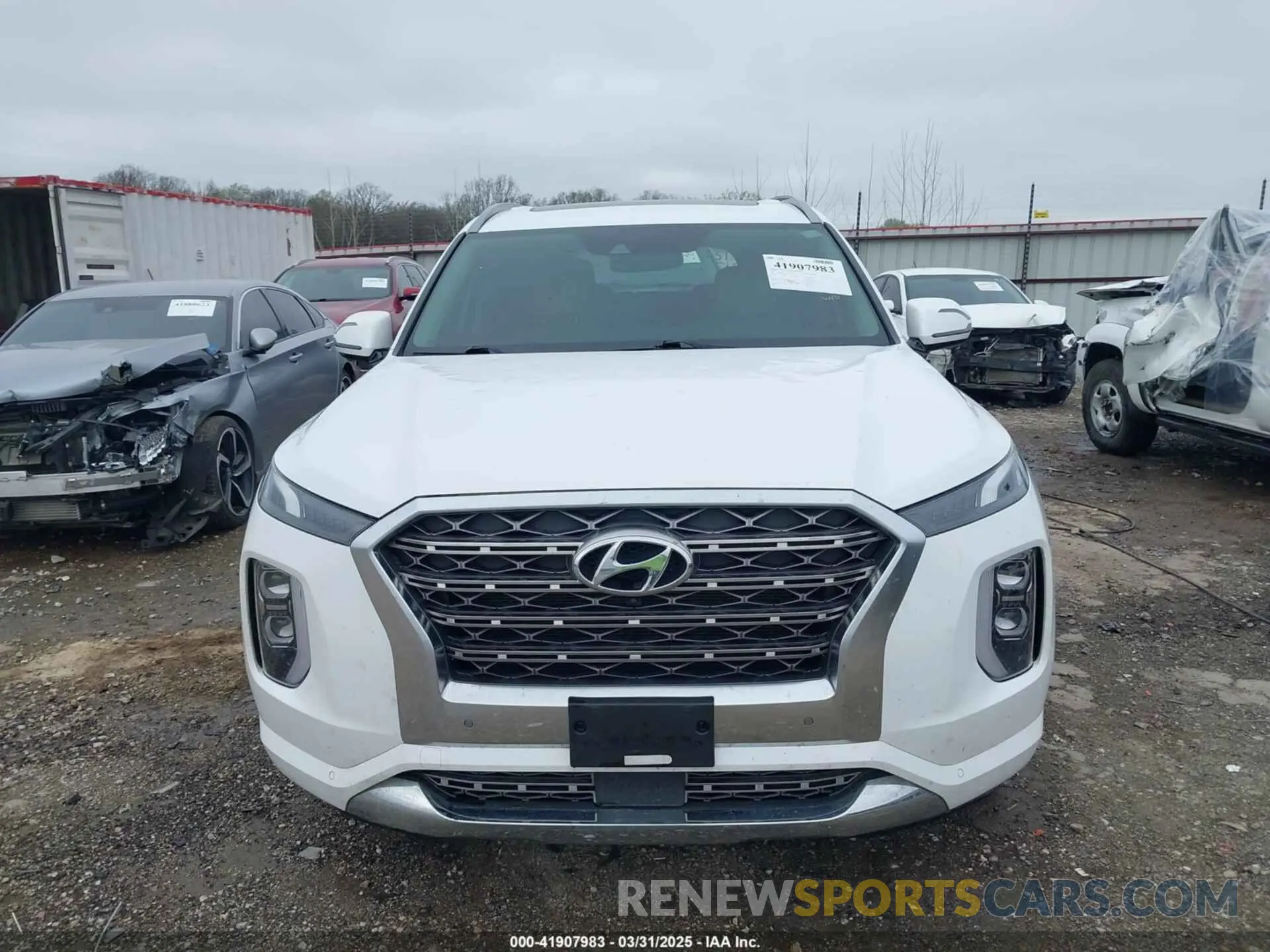 12 Photograph of a damaged car KM8R54HE4LU039182 HYUNDAI PALISADE 2020
