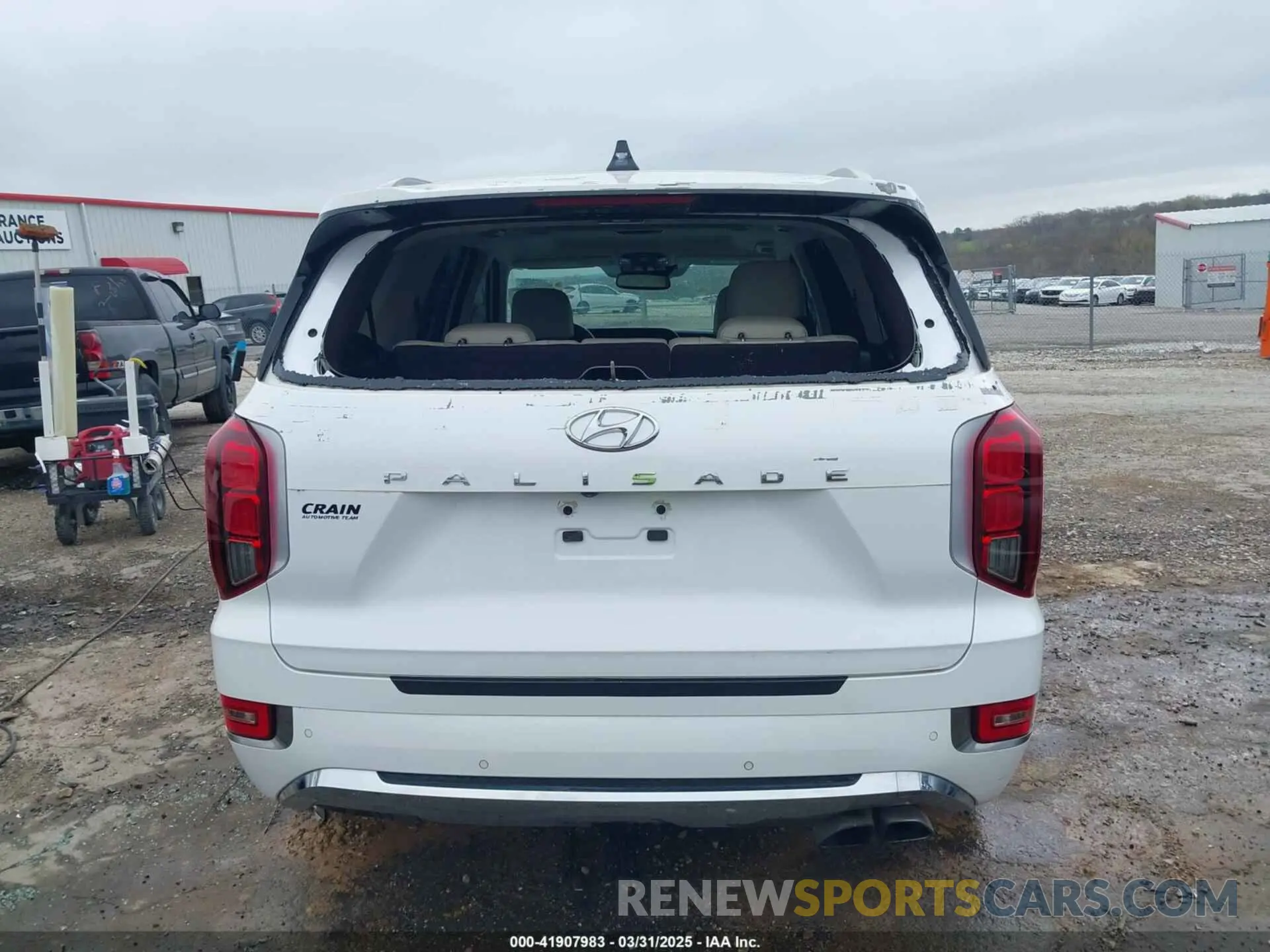 16 Photograph of a damaged car KM8R54HE4LU039182 HYUNDAI PALISADE 2020