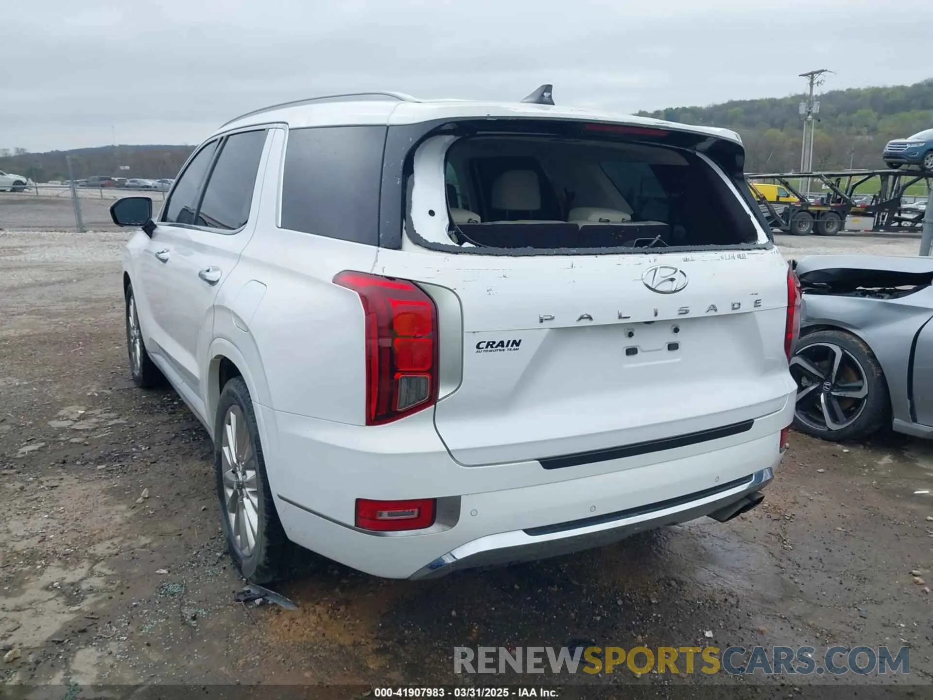 3 Photograph of a damaged car KM8R54HE4LU039182 HYUNDAI PALISADE 2020