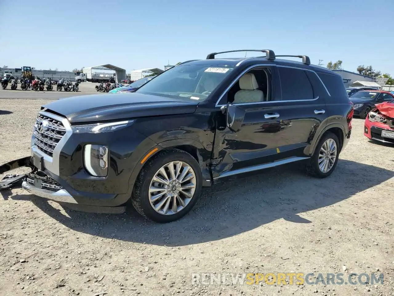 1 Photograph of a damaged car KM8R54HE5LU136875 HYUNDAI PALISADE 2020