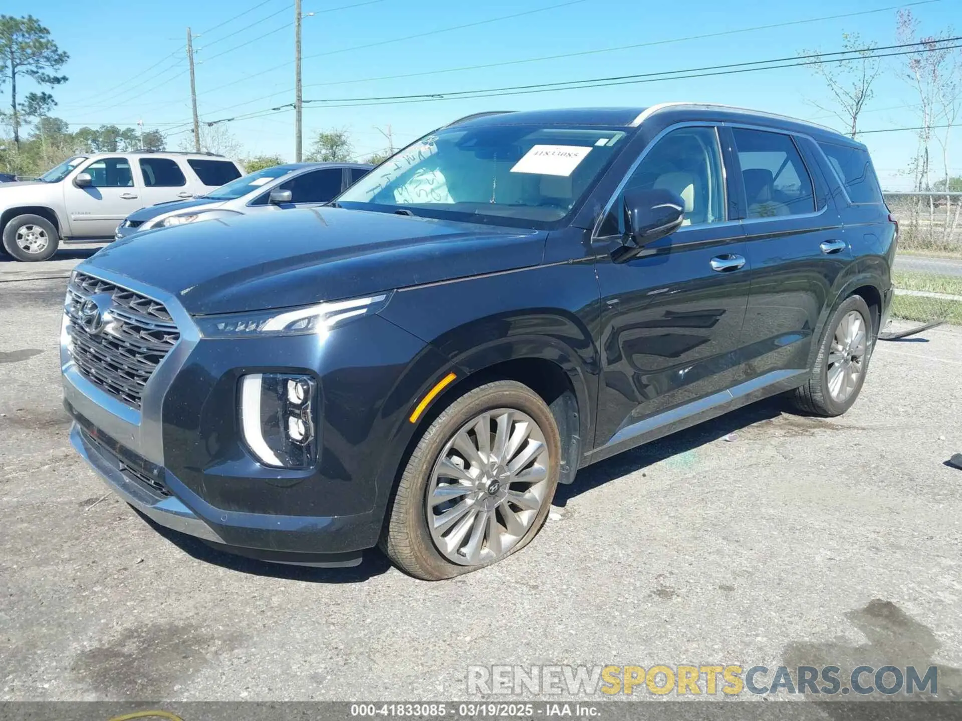 2 Photograph of a damaged car KM8R54HE7LU044523 HYUNDAI PALISADE 2020